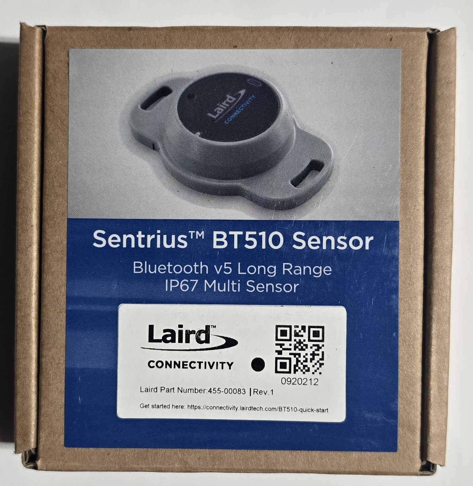 Ezurio Laird 455-00083 Sentrius BT510 Bluetooth 5 Temperature Sensor IP67