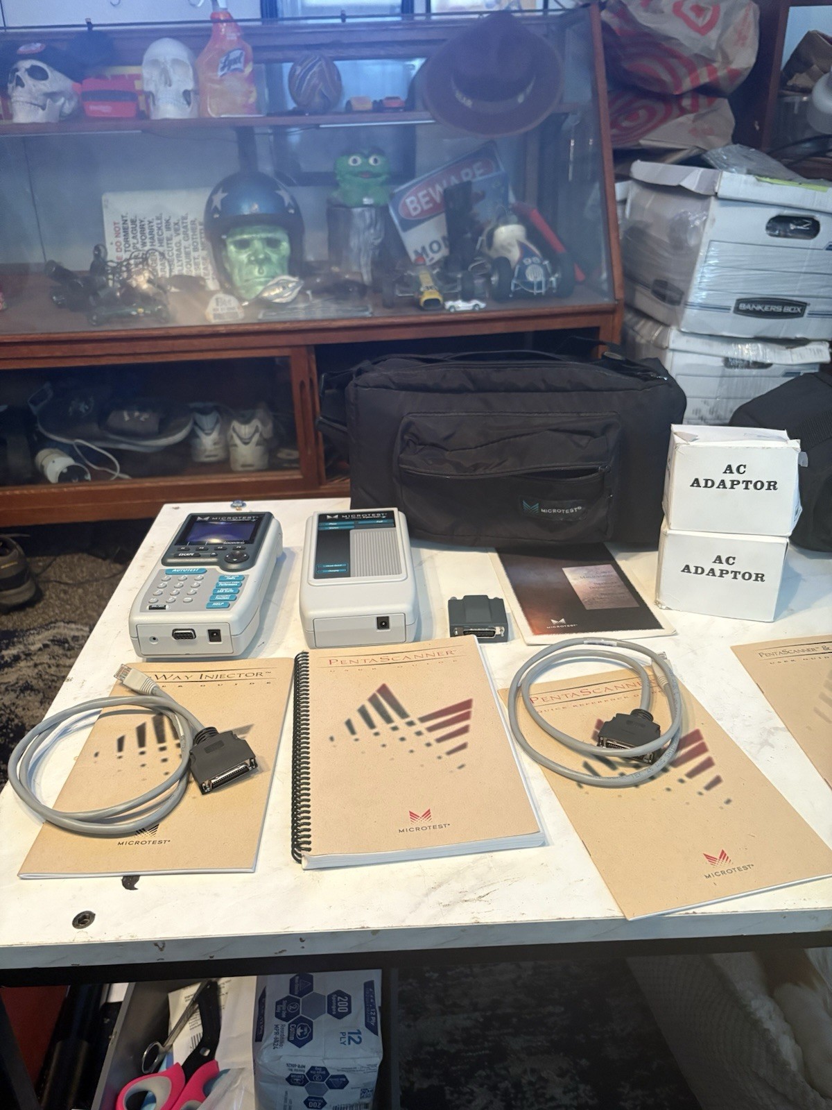 MicroTest Penta Scanner & 2-way Injector Kit with Case Untested