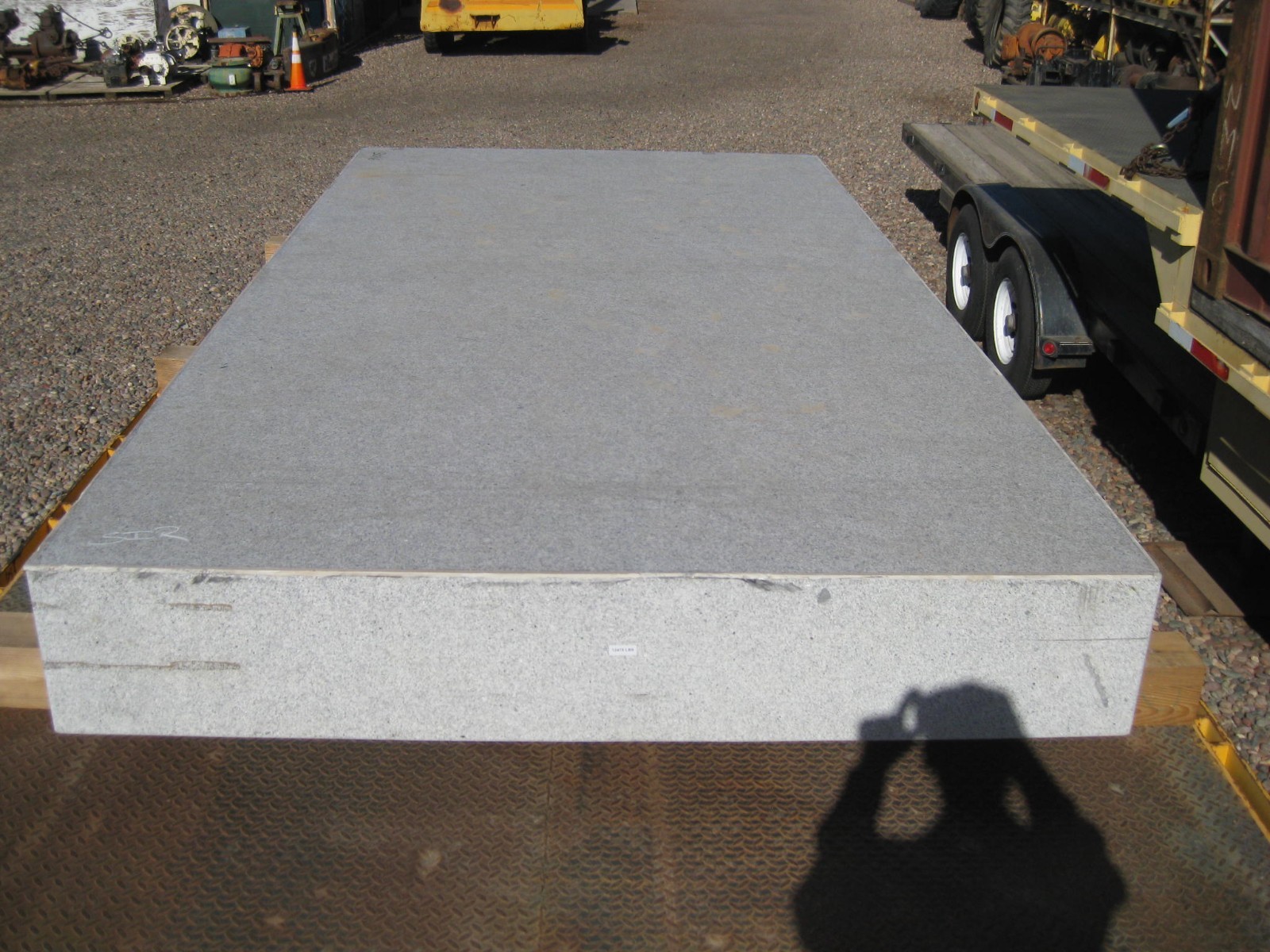 Granite surface plate 6' x 12' x 12.5"