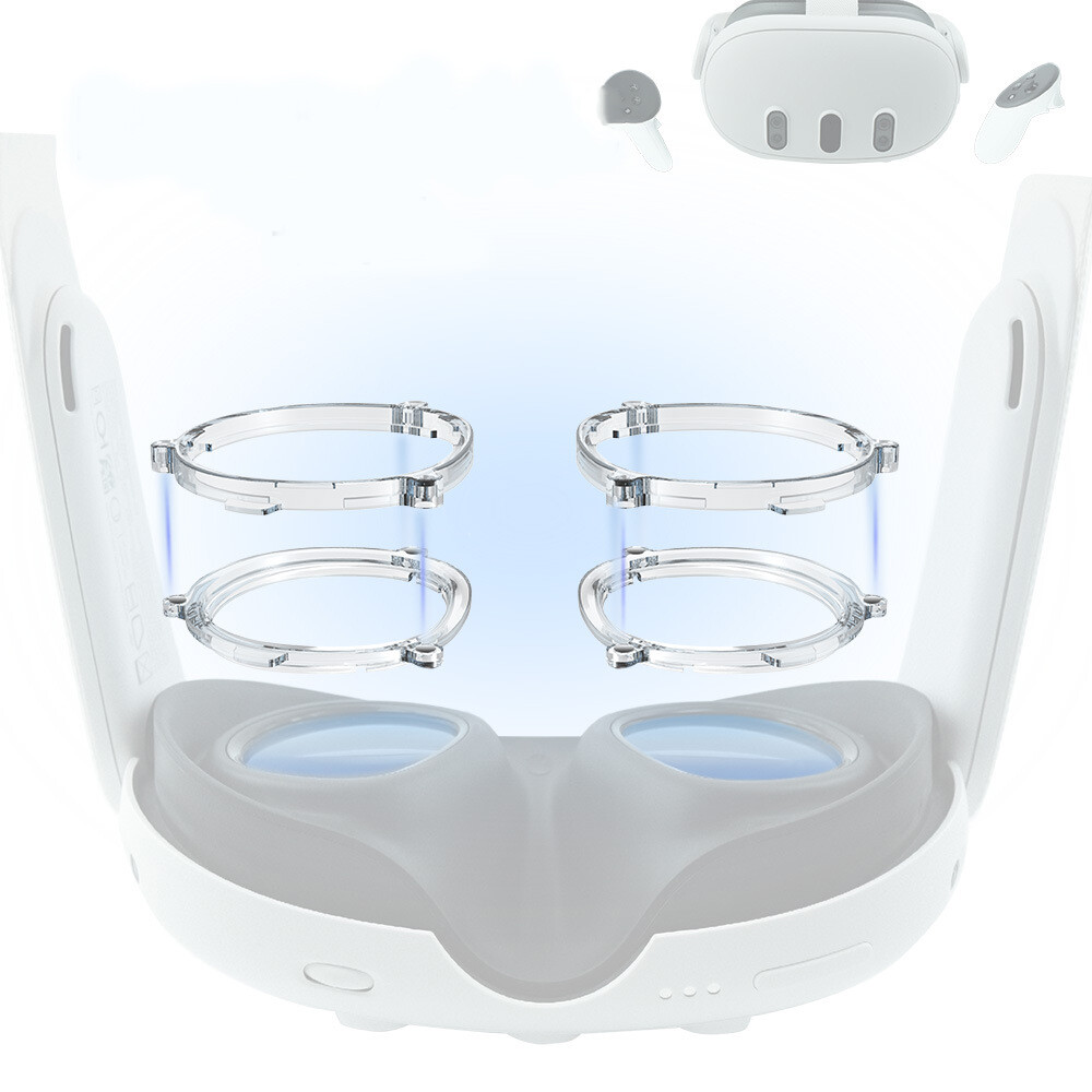 For Meta Quest3 Prescription Lenses Quick Disassemble Frame Glass VR Accessories