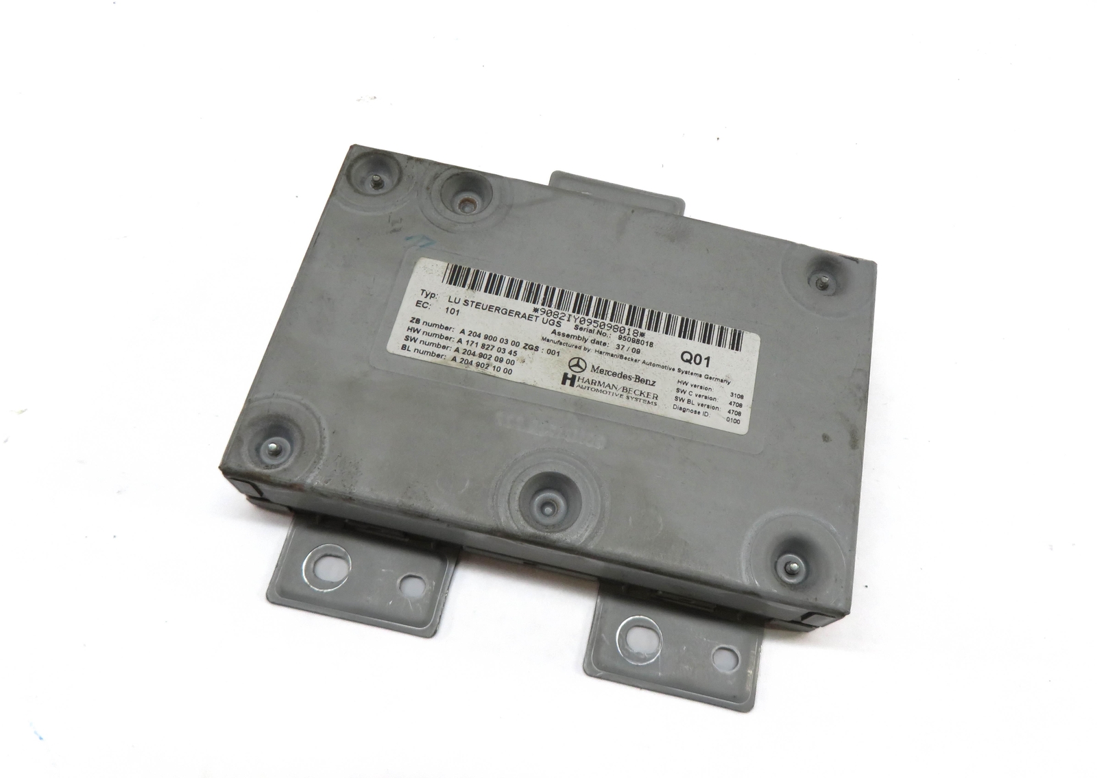2010 MERCEDES S400 (W221) COMNMUNICATION CONTROL MODULE