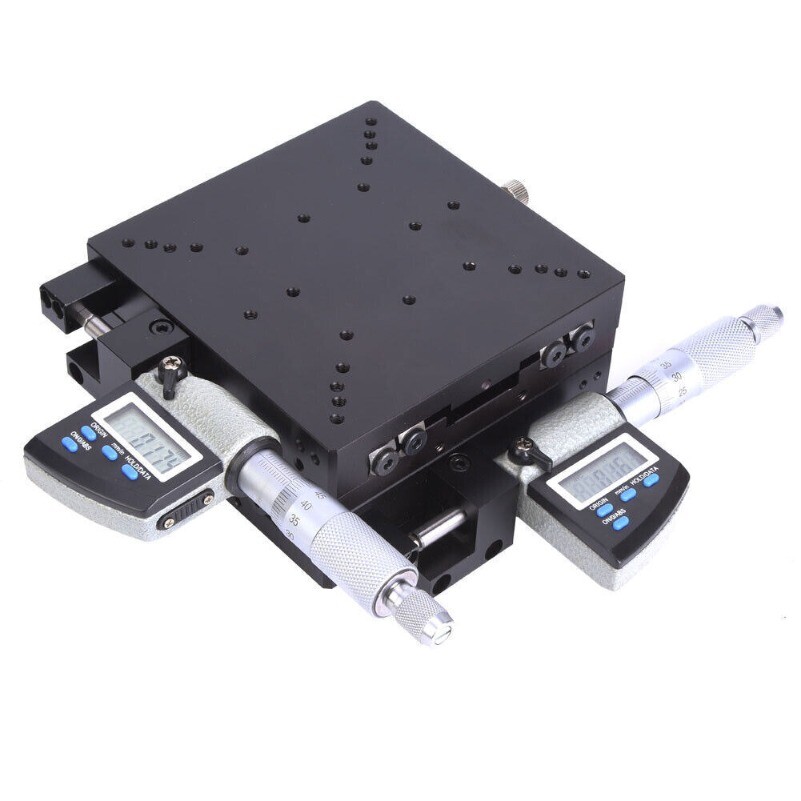 CY120XY-AS Micrometer Platform Digital 120x120mm 0.001mm Micrometer Roller Kit