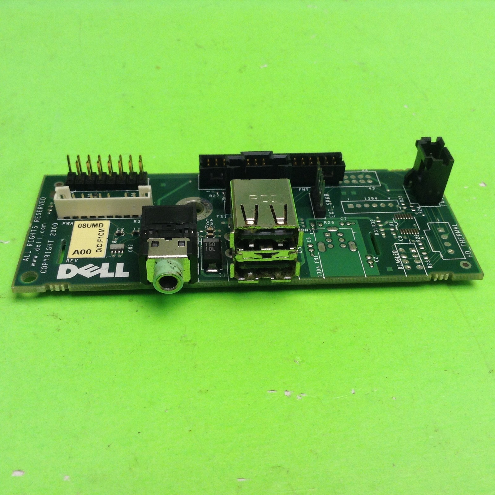 Dell Dimension 4400 PC Front IO USB Audio Board Port Panel CN-035JDG CN-008UMD