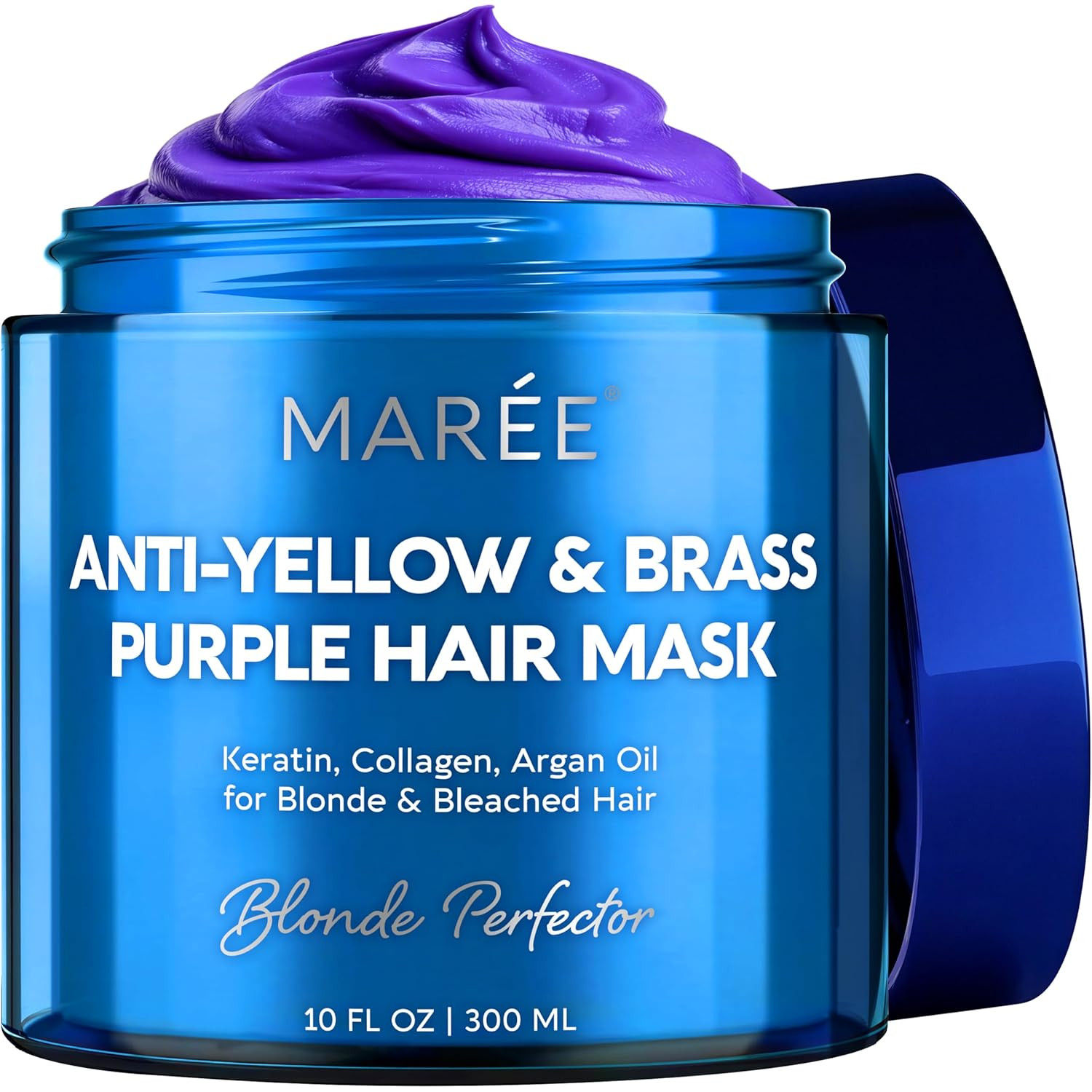 MAREE anti Yellow Purple Hair Mask for Damaged Hair - Purple Deep Conditioner &