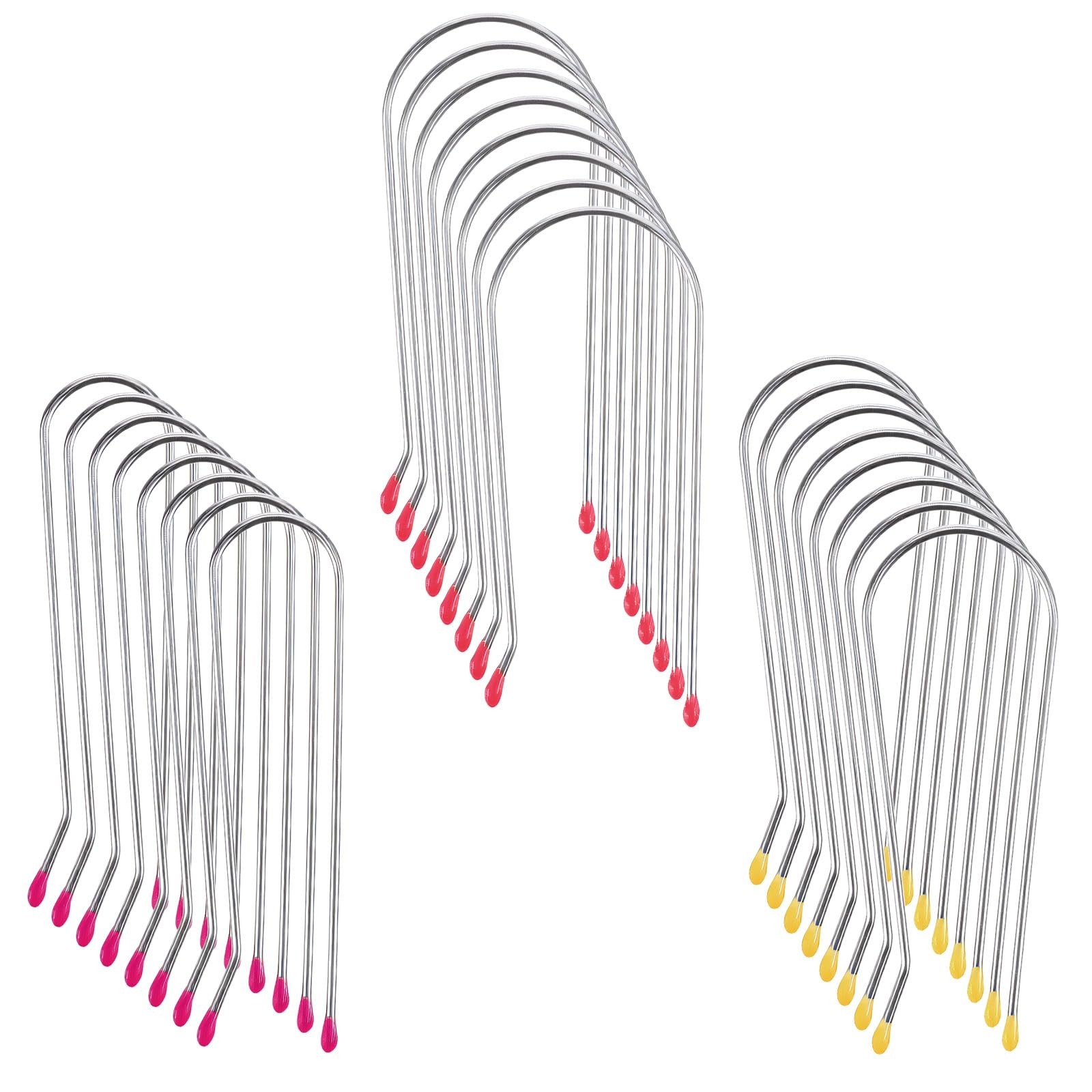 Nogeqi 24 Pcs Hot Roller Clips,Hot Curler Clips 24 Count (Pack of 1)