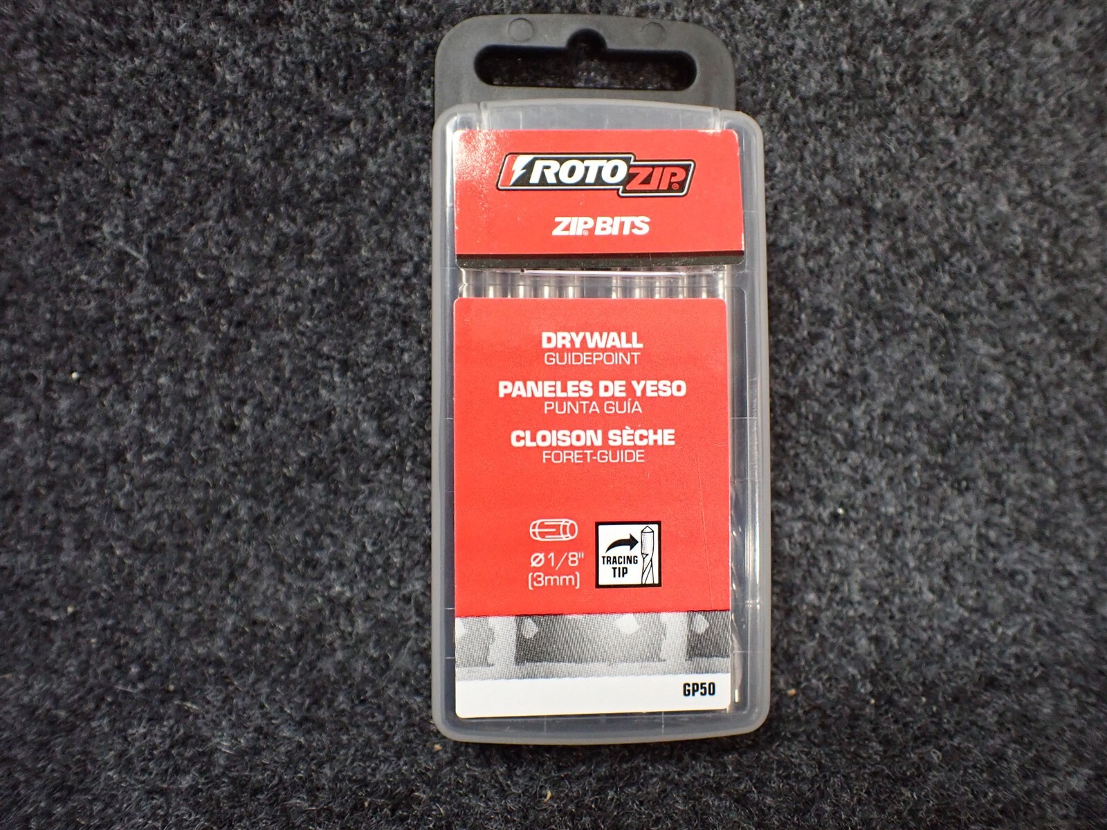 NEW (Pack of 50) RotoZIP GP50 1/8" Drywall Zip Bits w/Guide Point (SH-15)