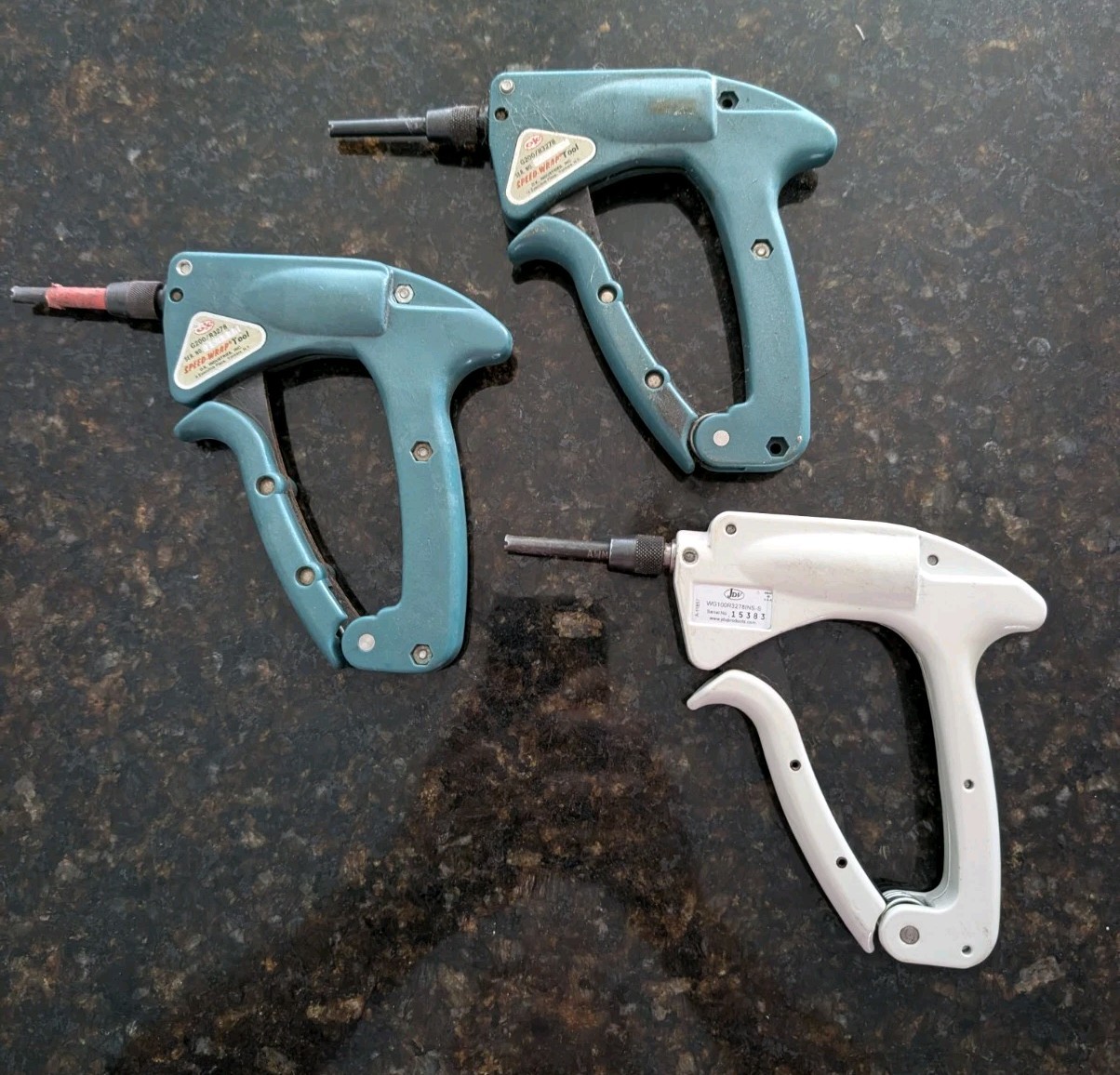 Lot of (3) OK Industries & JDV Speed Wrap Hand Tool Linesman Wire Twisting