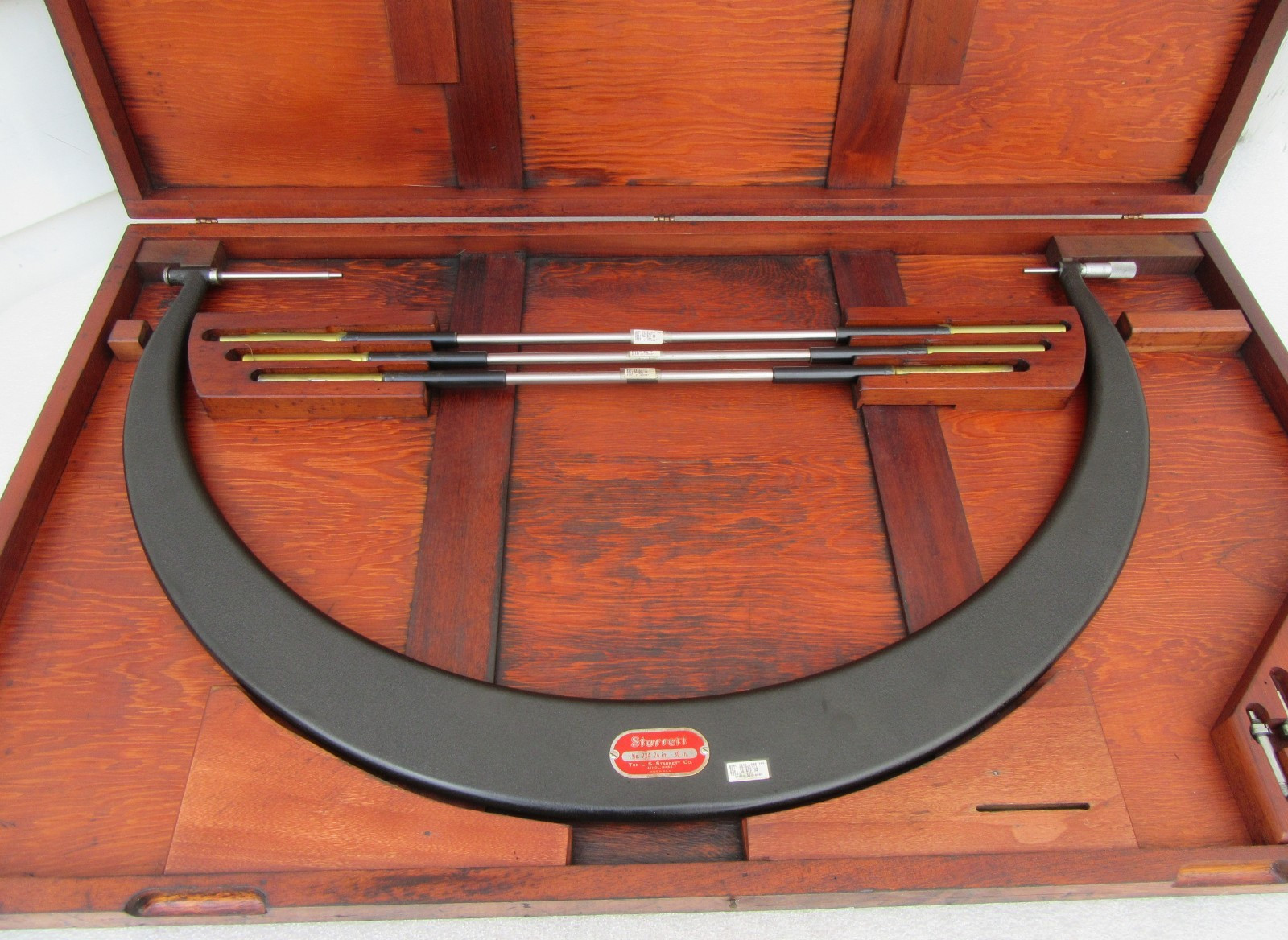 Starrett 24-30" Outside Tubular 724 Micrometer Set - Lathe Machinist 9 of 9