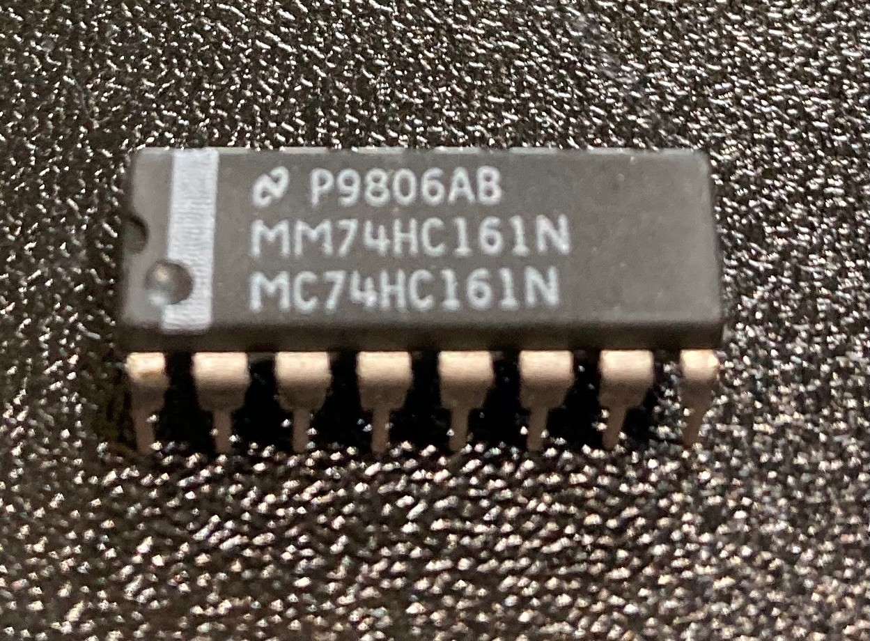 QTY. 25, 74HC161, National Semiconductor, 4-BIT BINARY COUNTER