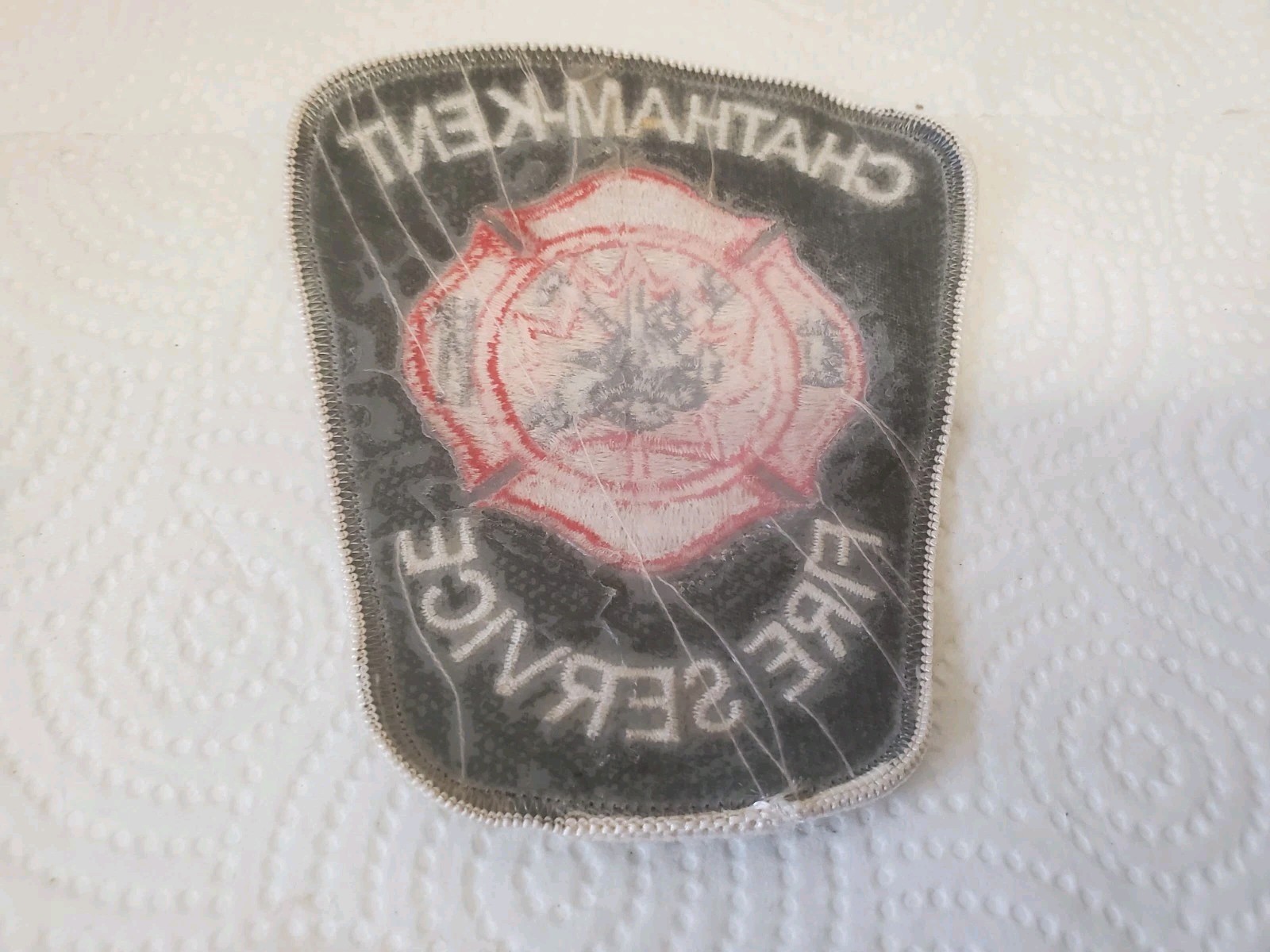 3-1/2" X 4-1/4" Cloth Patch Chatham Kent Fire Service Canada