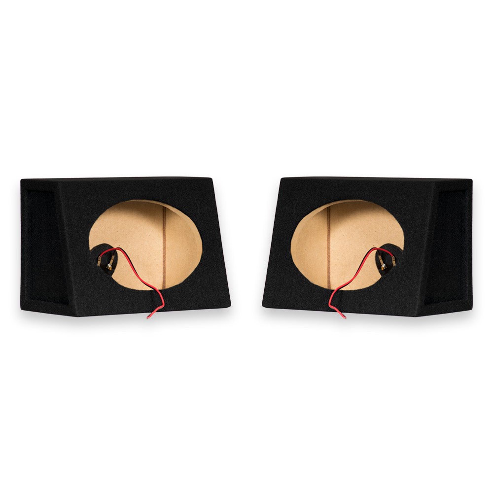 TR69 Pair of Sealed Car Bass Box Speaker Enclosure Cabinets for 6X9 Speakers
