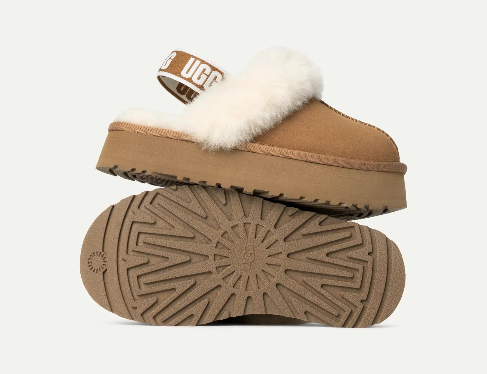 [1130395K-CHE] YOUTH UGG FUNKETTE SLIPPER 'CHESTNUT' (KIDS)