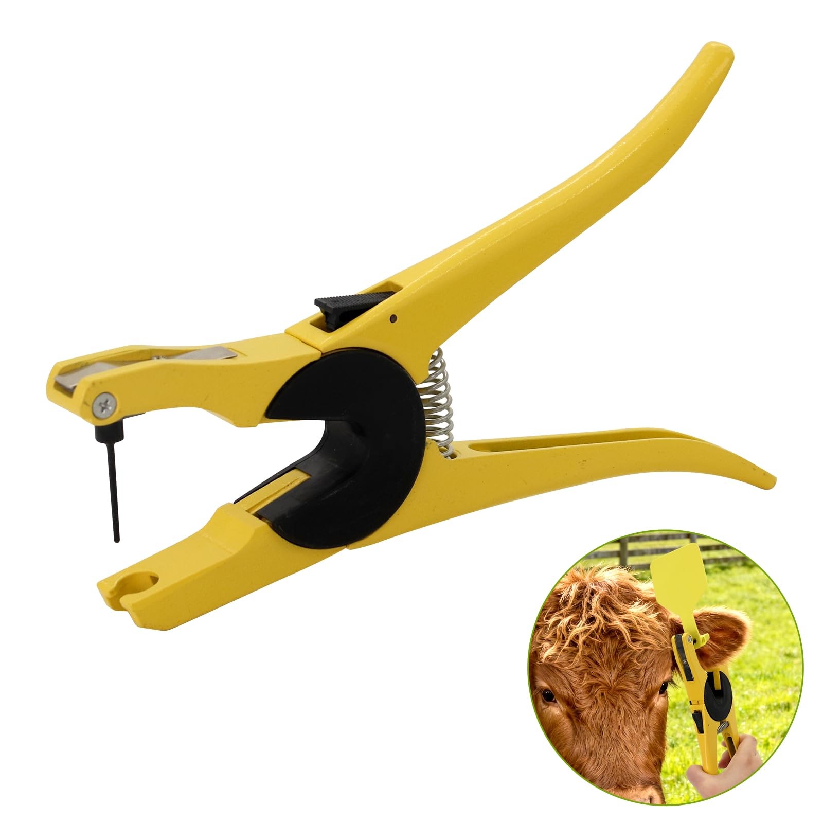 Z Tags Cattle Ear Tags Applicator for Easy Loading Livestock Ear Tag Pliers C...