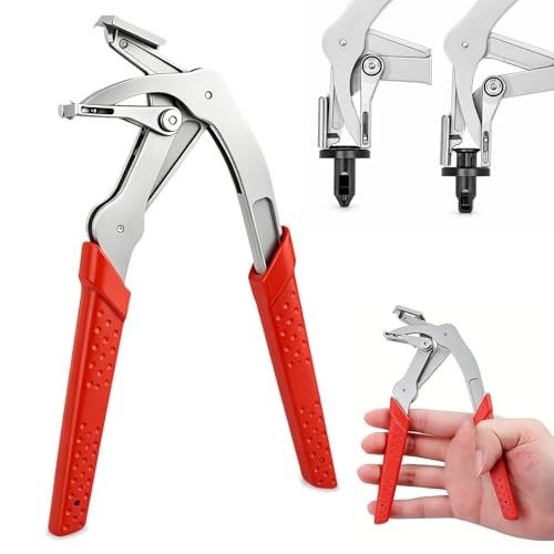Car Clip Pliers & Panel Clip Removal Pliers, Spring-Loaded Fastener Rivet 1 Pcs