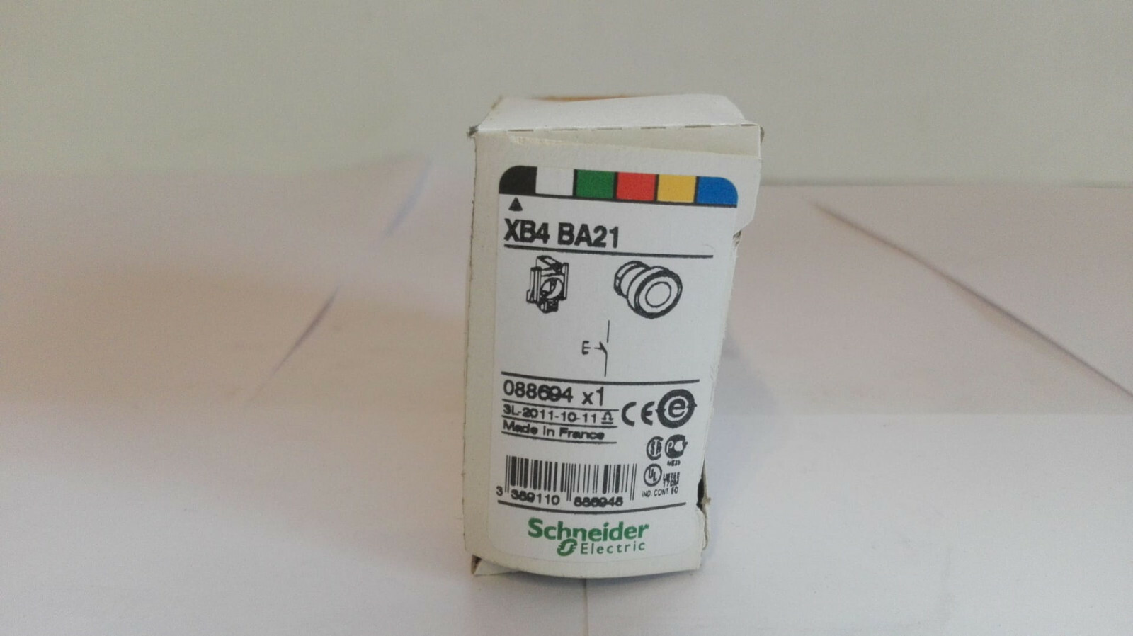 Telemecanique Xb4 Ba21 Selector Switch / Pushbutton