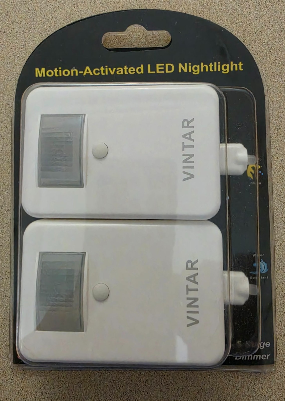 NEW Vintar Toilet Lights 2 Pack Motion  Activated 16 Colors  5 stage dimmer