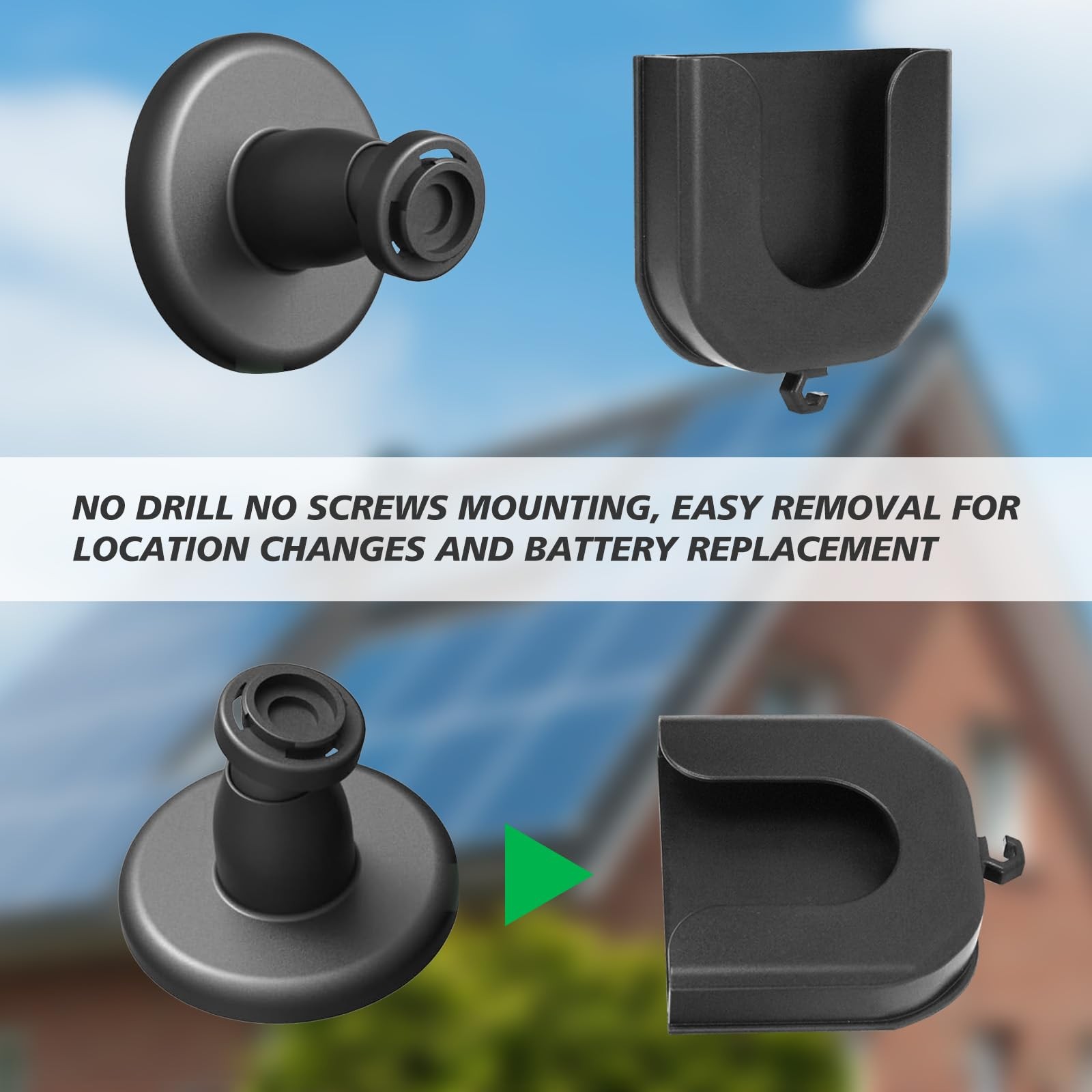 Blink Camera Mount 3 Pack No Drill HBV Adhesive for Blink Outdoor 4, Mini 2
