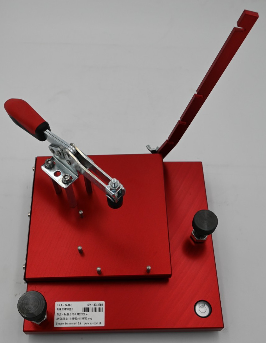 SYSCOM INSTRUMENT SA 13110001 TILT- TABLE FOR MS2002
