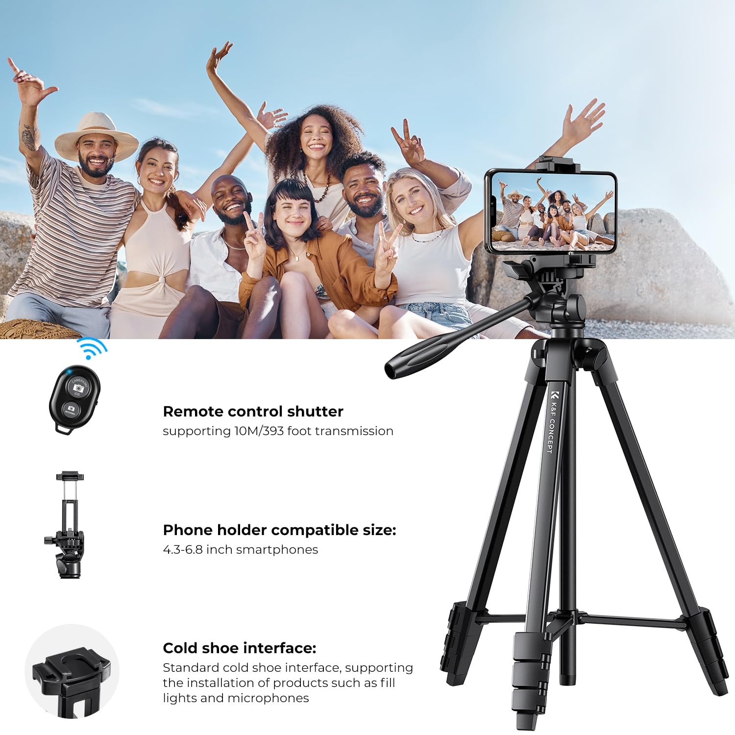 60'' Portable Travel Tripod.