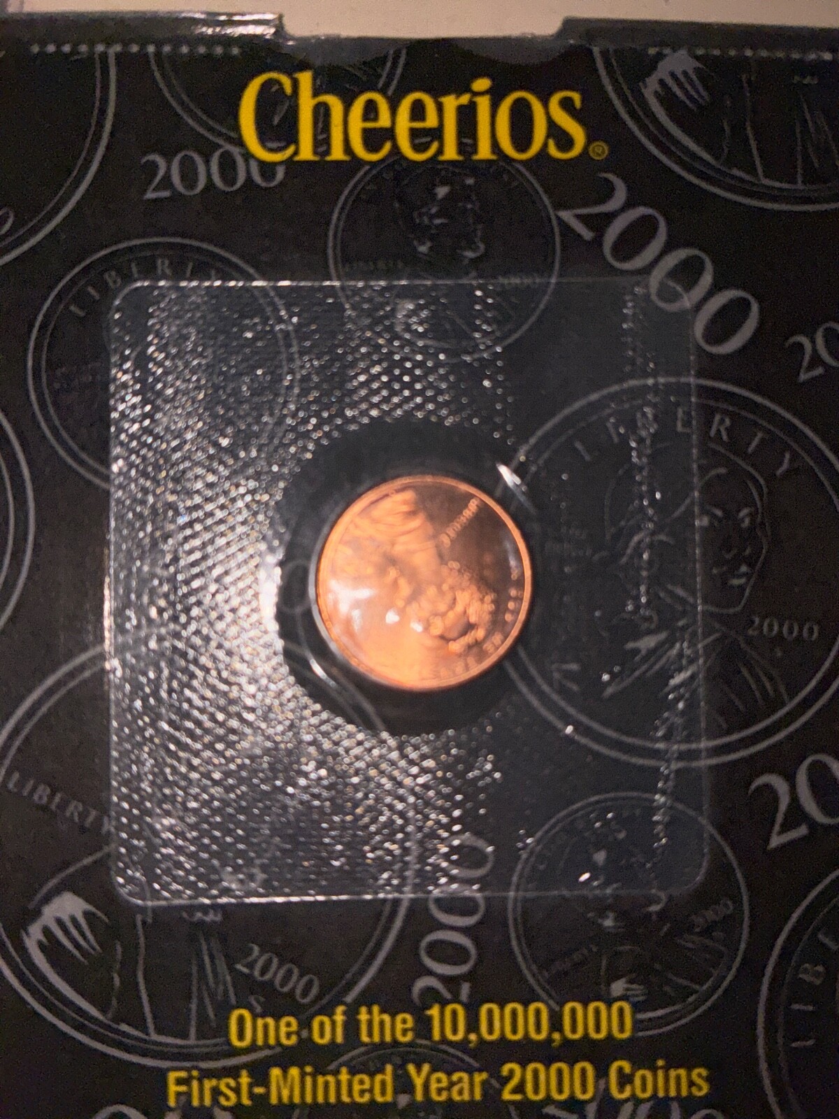 Sealed 2000 CHEERIOS Lincoln Cent Penny