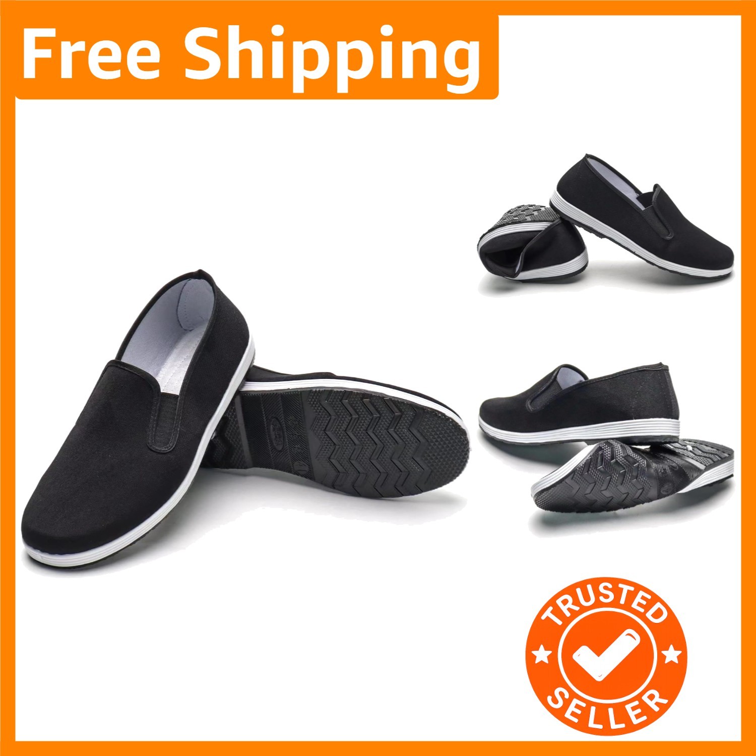 Comfortable Traditional Kung Fu Shoes - 3000  of Heritage, Non-Slip Design