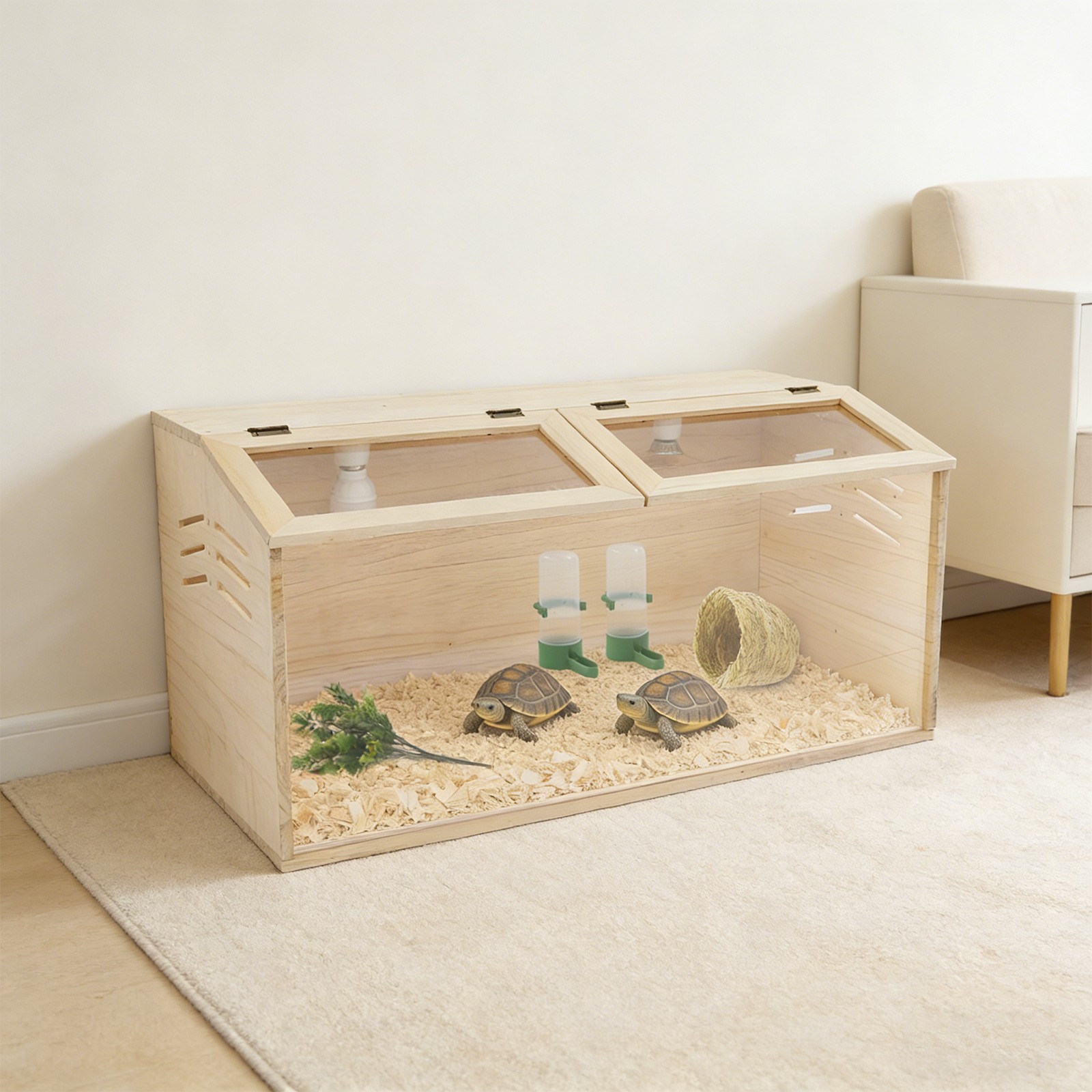 Chicken Brooder Box, Indoor Rectangular Brooding Box For Chicks, Ducklings