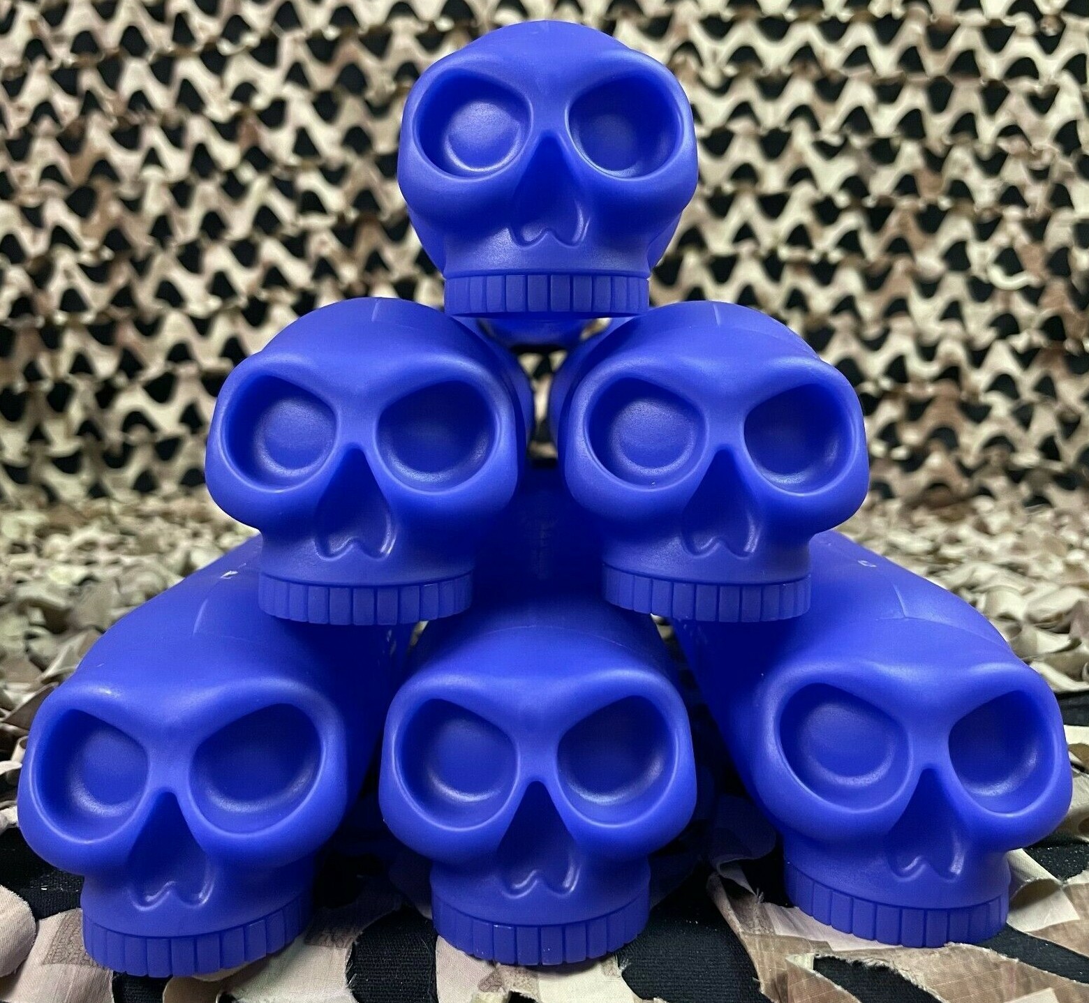 NEW HK Army (6 Pack) 150 Round Skull Paintball Pod - Purple
