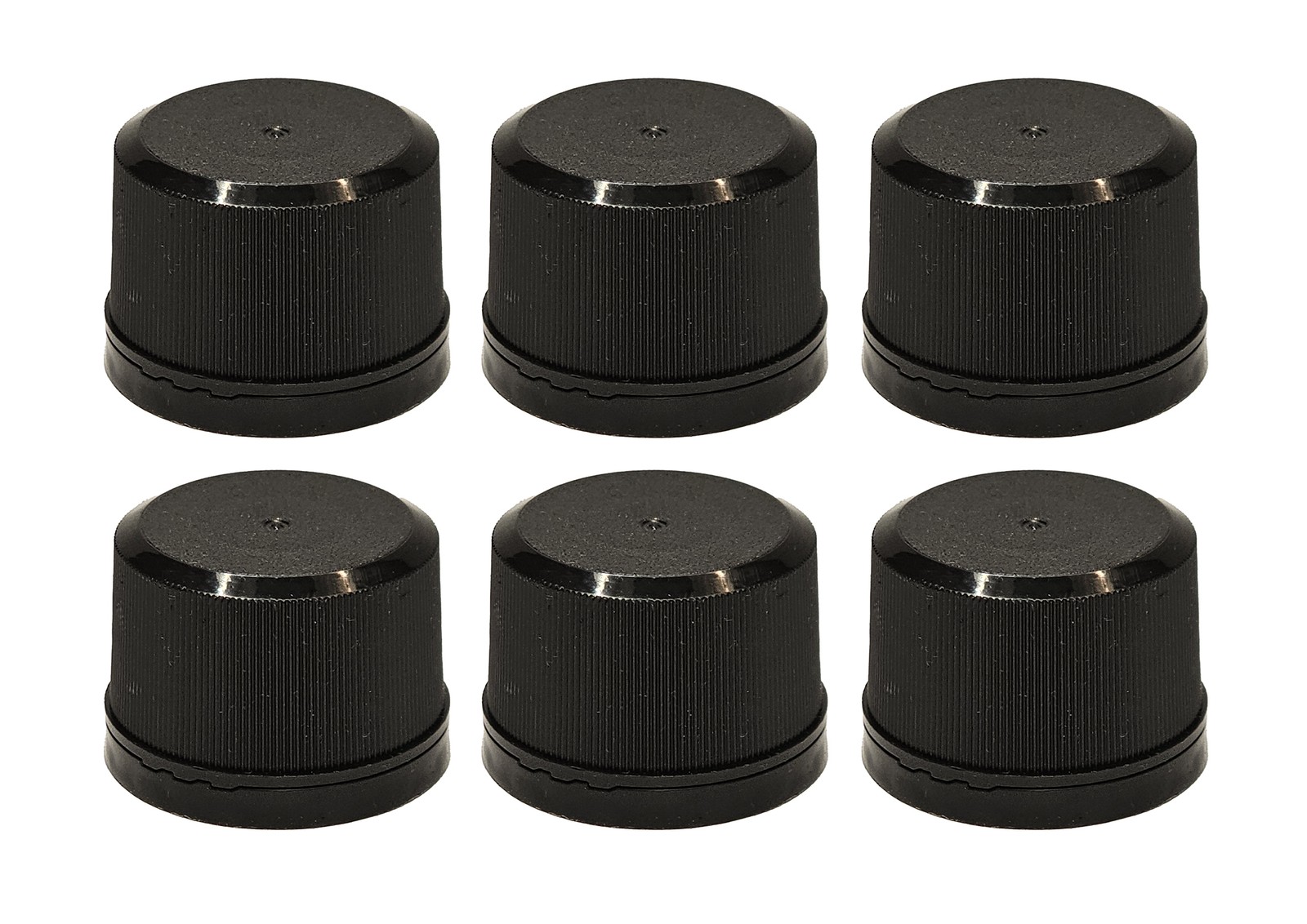 Home Brew Ohio 33mm Black Lid with Pour Filament for 1.75L Liquor Bottle (Set
