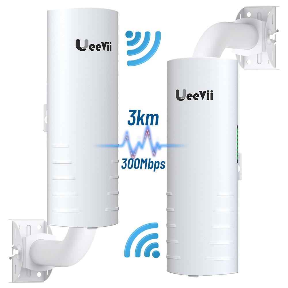 UeeVii Wireless Bridge CPE452 Point to Point Long Range 3km WiFi CPE & Mount kit