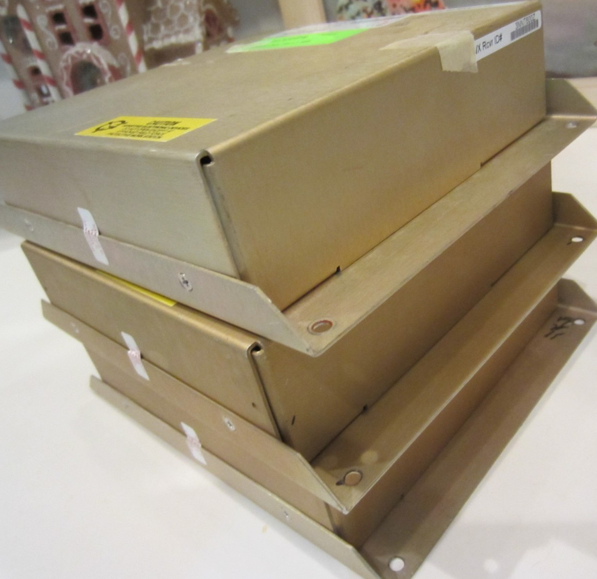 LOT OF 3 SATELLITE DATA RECEIVERS RS232 (2) 1 EFB P/N XMD075-01