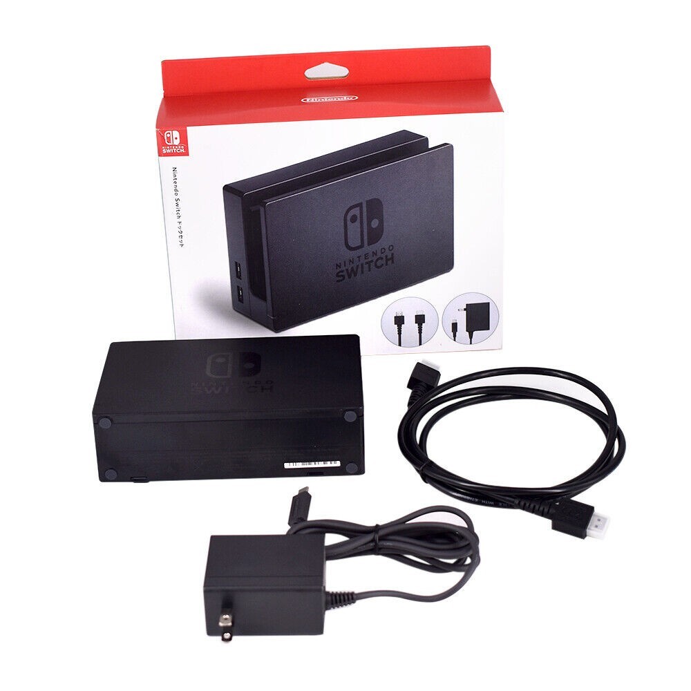 Original Nintendo Switch Charging Dock+AC Adapter Power Cable+HDMI CABLE Set TV