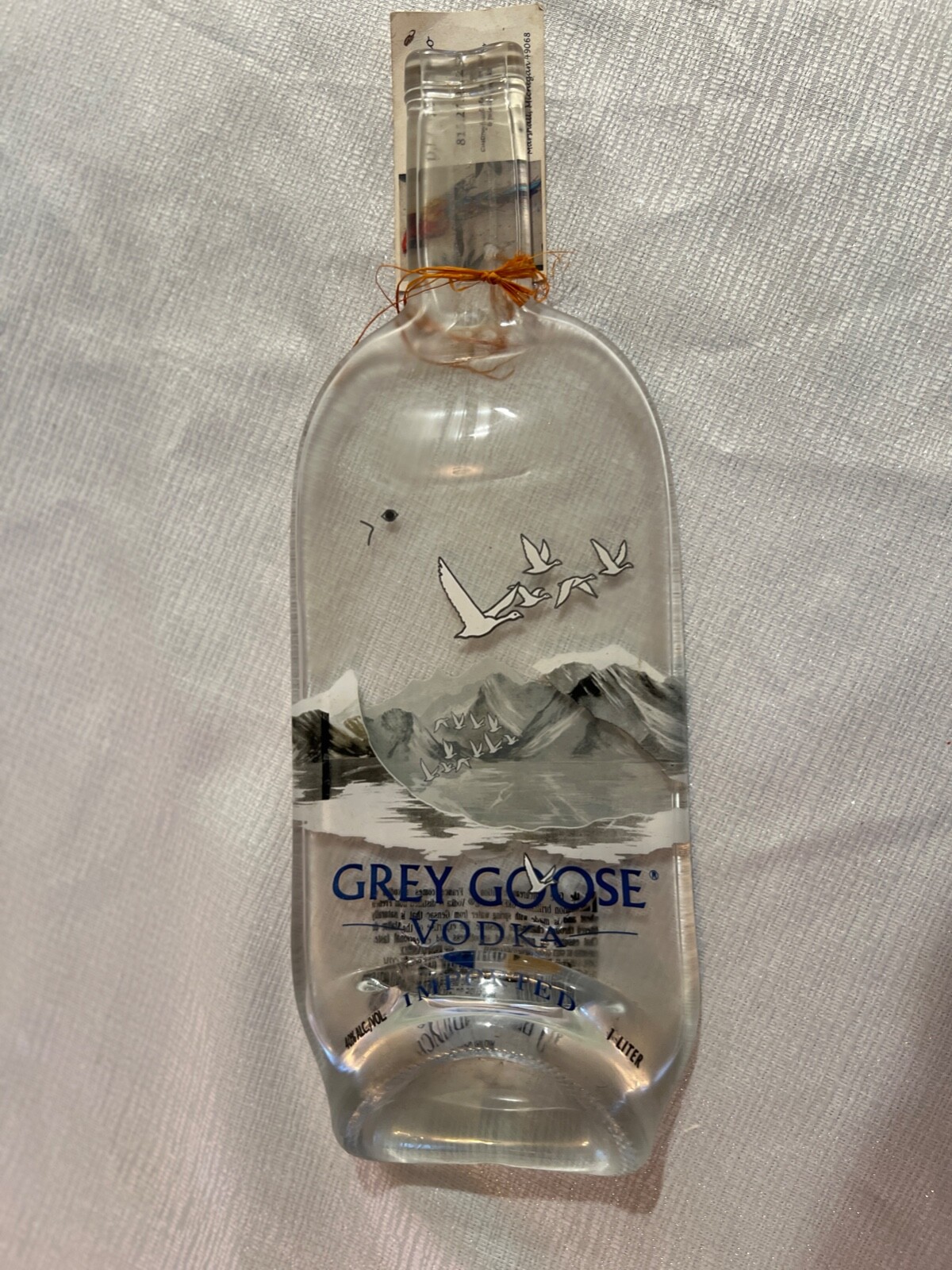 Grey Goose Hand Blown and  Decorative Display Bottle. Nice piece of Artwork..!!!