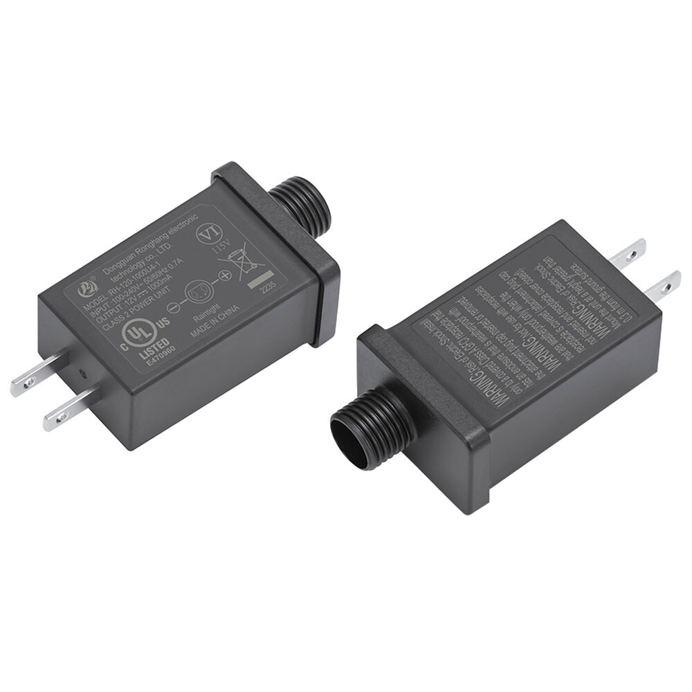 12V 1A Output Class 2 Power Supply Converter IP44 Waterproof LED Adapter