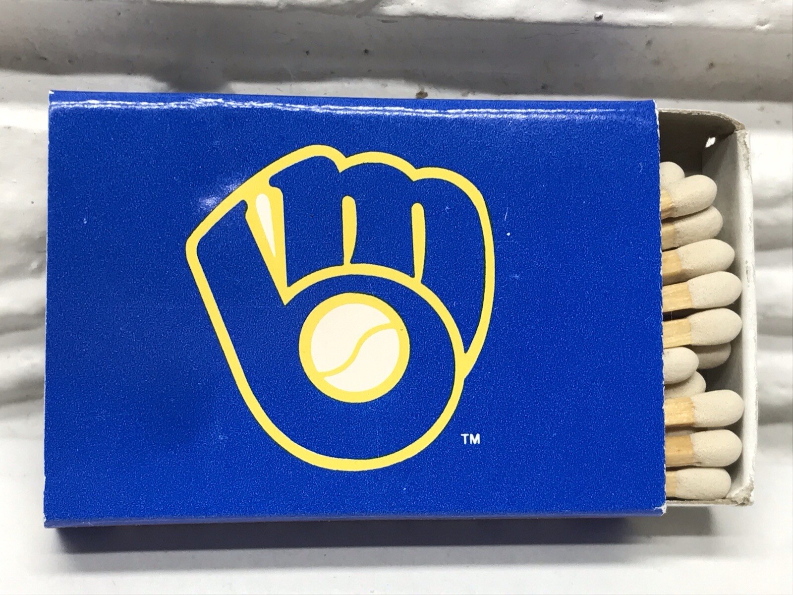 Full 1991 Milwaukee Brewers Match Box Unused MLB  ***FREE SHIPPING***