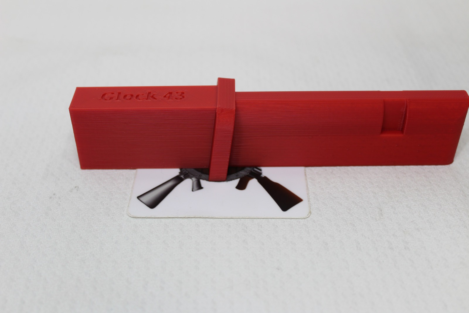 Glock 43X, 48 Vise Slide Block for Gunsmiths 3D Printed Non-Marring