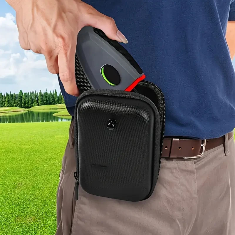 Golf Rangefinder Case EVA Hard Shell Case Safely Holds All Rangefinders Black