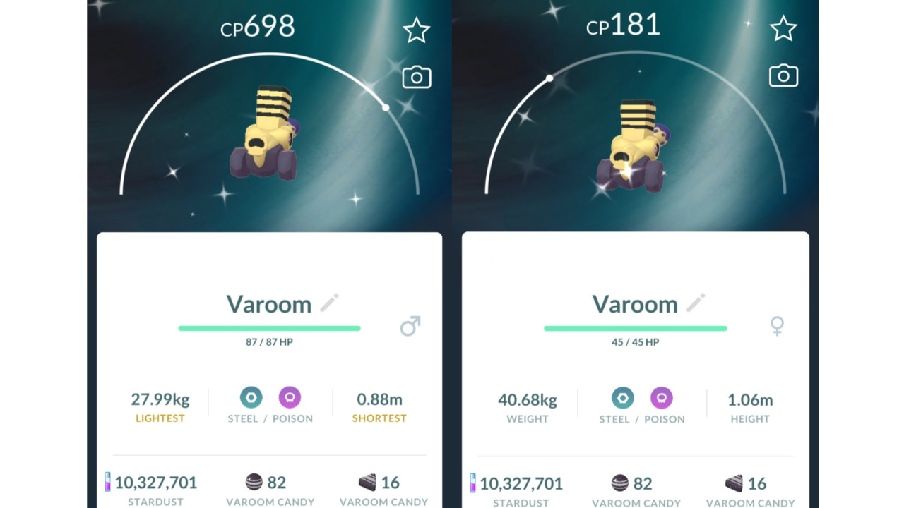 ✨Shiny Varoom (Dazzling Knattox) Pokemon GO✨ Exchange All Options
