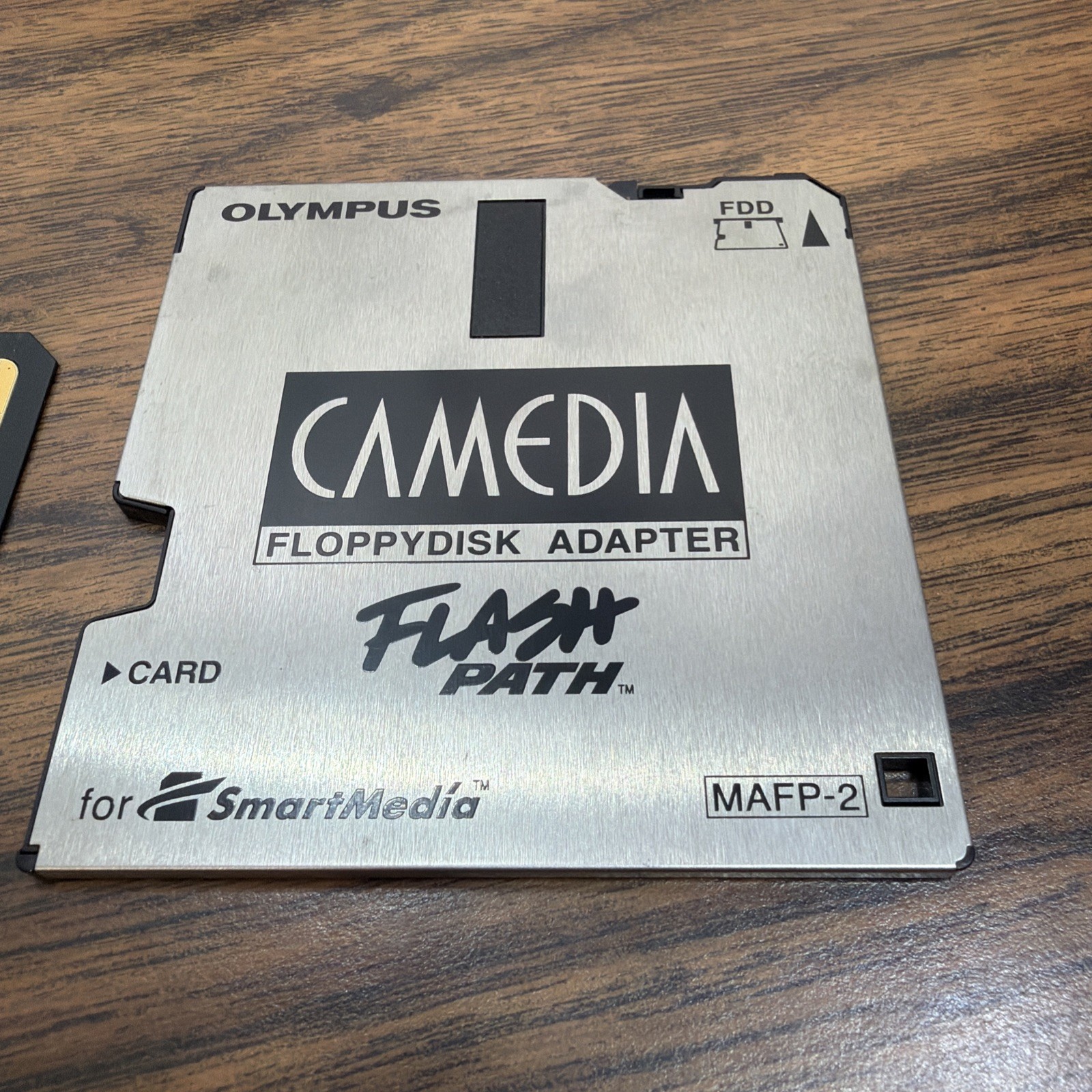 Olympus Camedia Flash Path Floppy Disk Adapter MAFP-2 w/ 3V 16MB SmartMedia Card