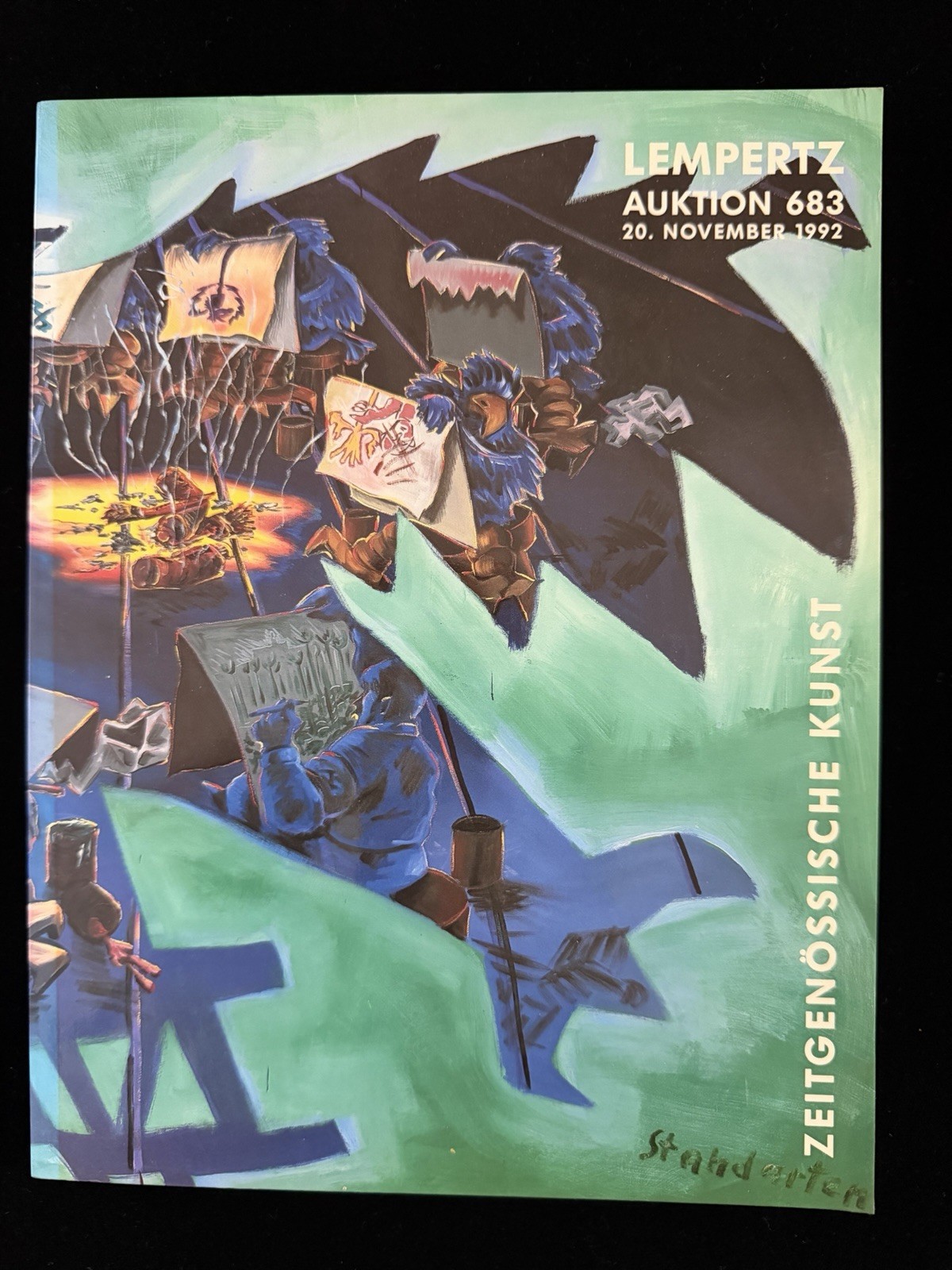 1992 Lempertz Auction 683 Contemporary Art Catalog Zeitgenossische Kunst