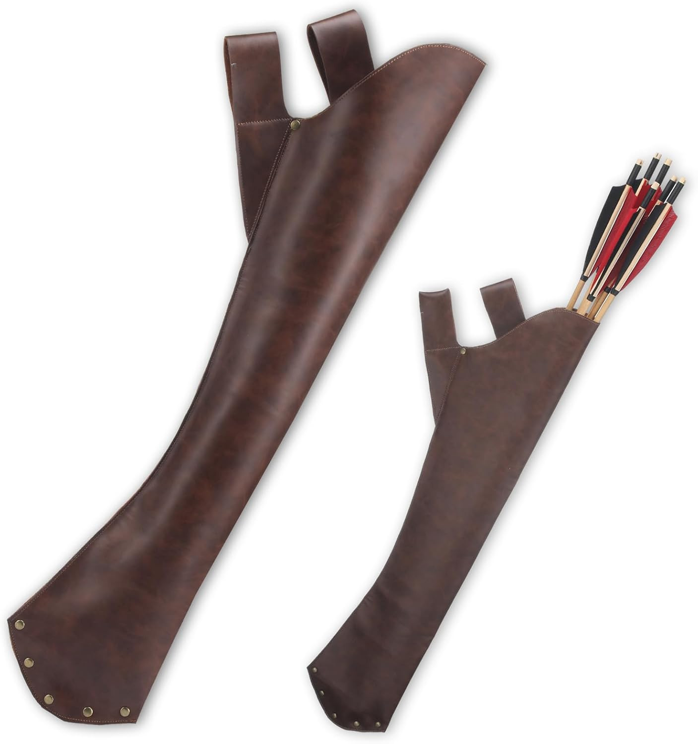 Leather Hip Quiver for Arrows Archery Hunting Quiver Arrow Holder Handmade Arche