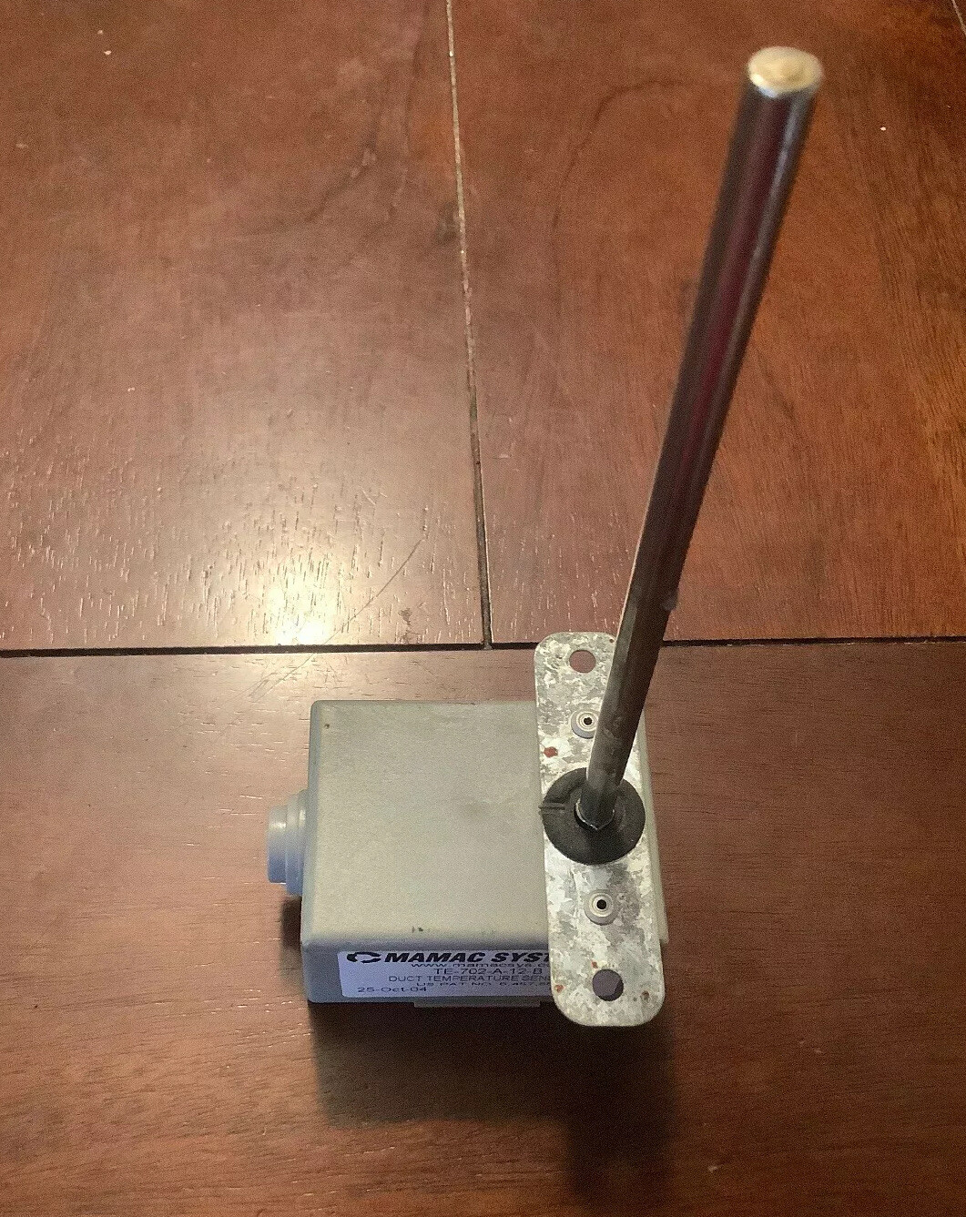 Mamac Systems TE-702-A-12-B Duct Temperature Sensor, Probe Length 6"