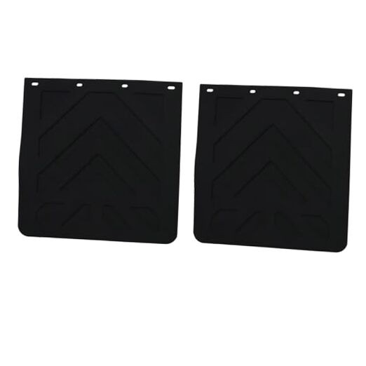 New Upgrade Mud Flap for Pickup Semi Truck/Trailer, Black Universal 24*24in PVC