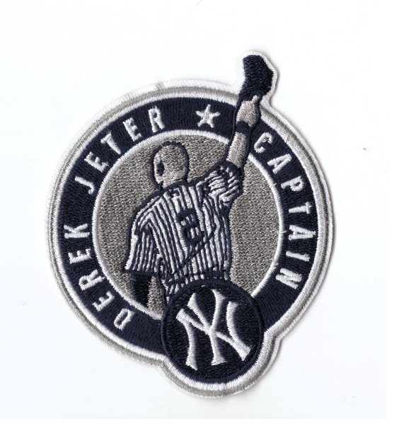 NEW 3 x 3 5/8" Derek Jeter Yankees Retirement Captain IRON ON PATCH FREE SHIP