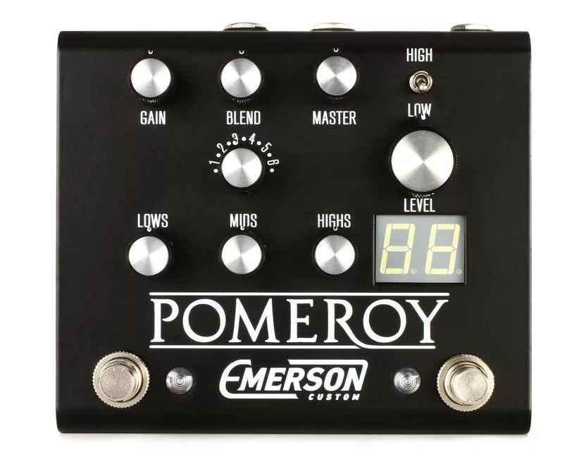 Emerson Custom Pomeroy Boost / OD / Distortion pedal - black