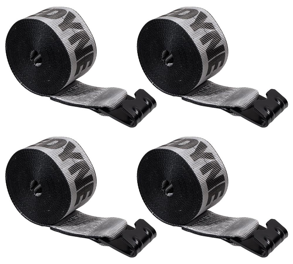 (4 Pack) Kinedyne Winch Strap 4"x30' w/ Flat Hook Rhino Max Abrasion 4630D3