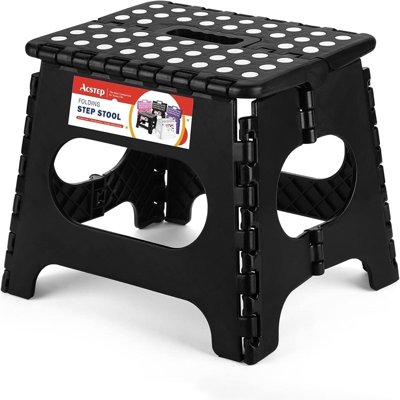 Heavy Duty Foldable Step Stool Portable Anti Slip Grip Kitchen Bathroom Office