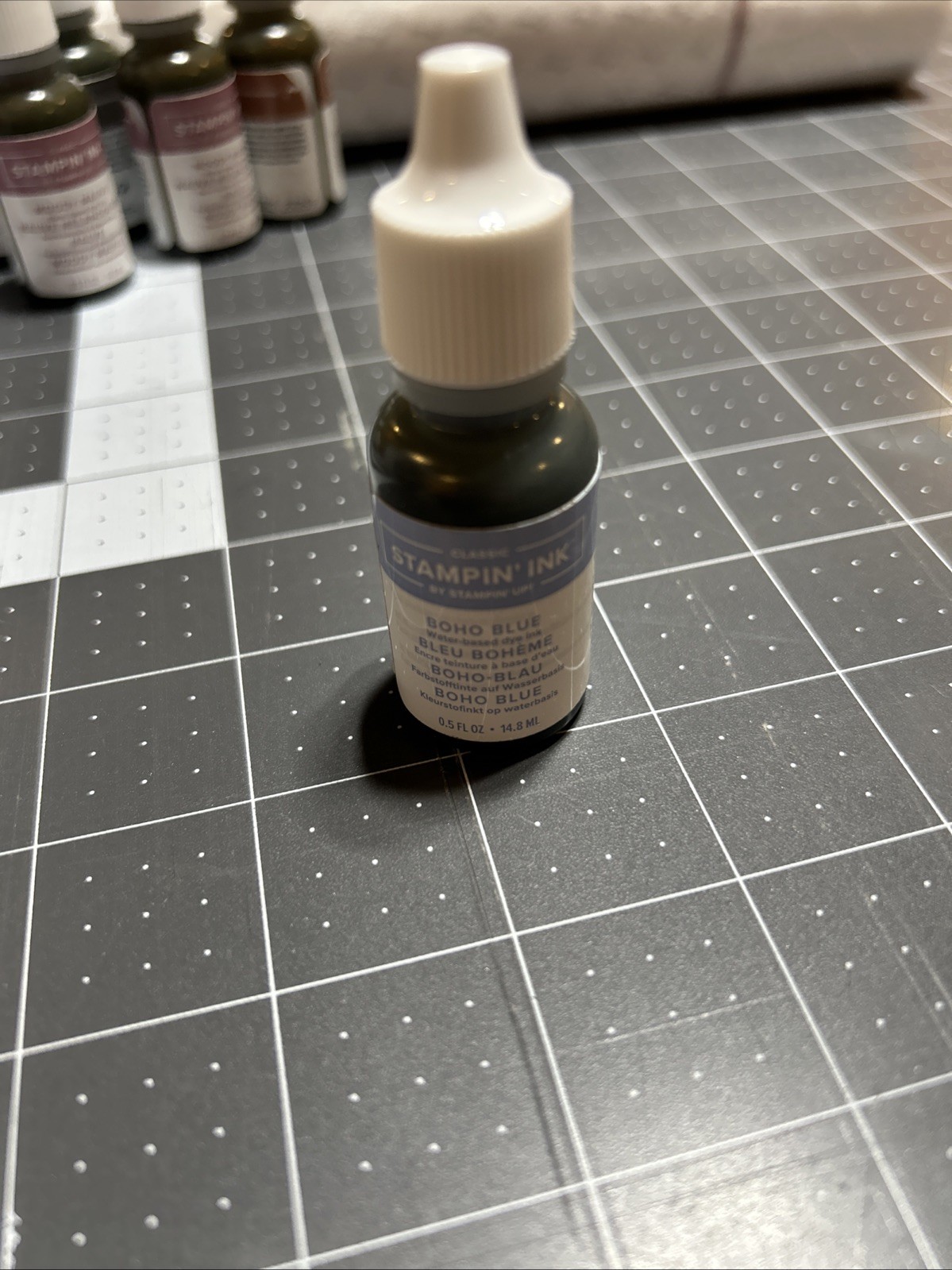 BOHO BLUE Reinker by Stampin Up Classic Ink, Refill New