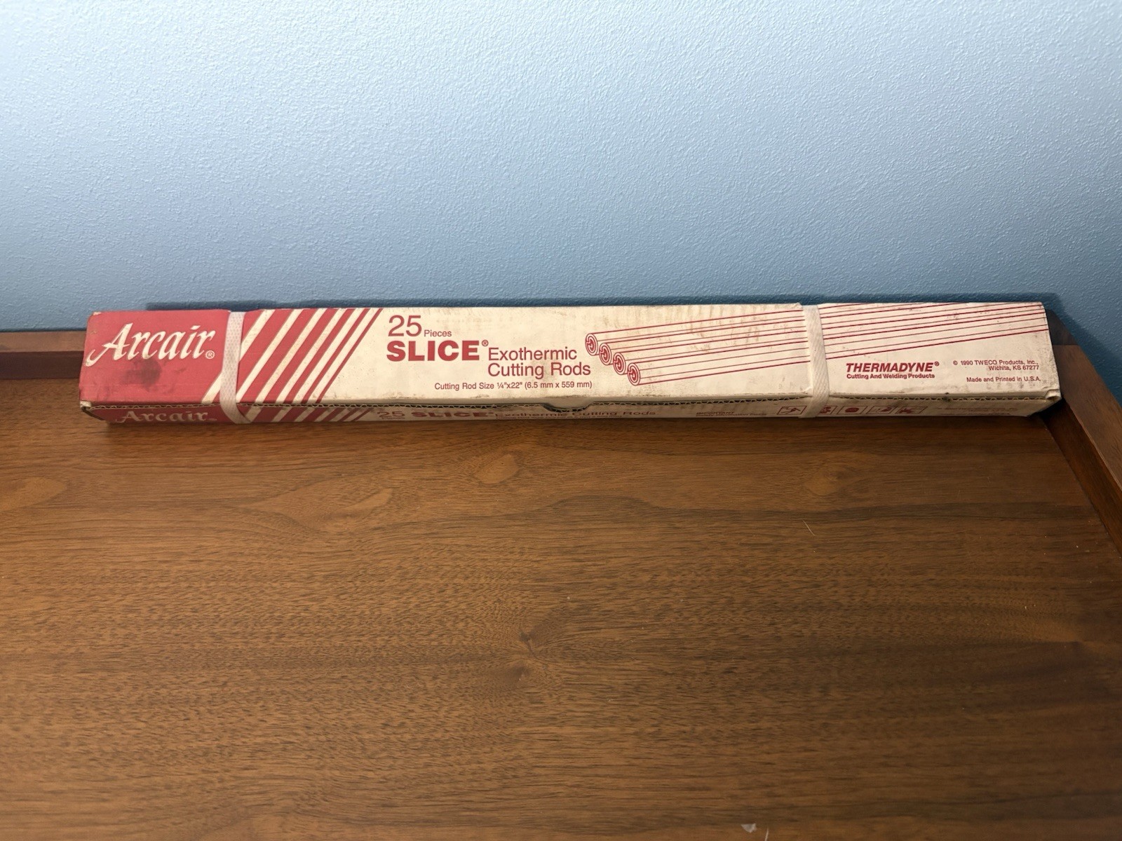 Arcair 43-049-005 Slice Exothermic Cutting RodsFlux Uncoated Pack of 25 1/4x22in