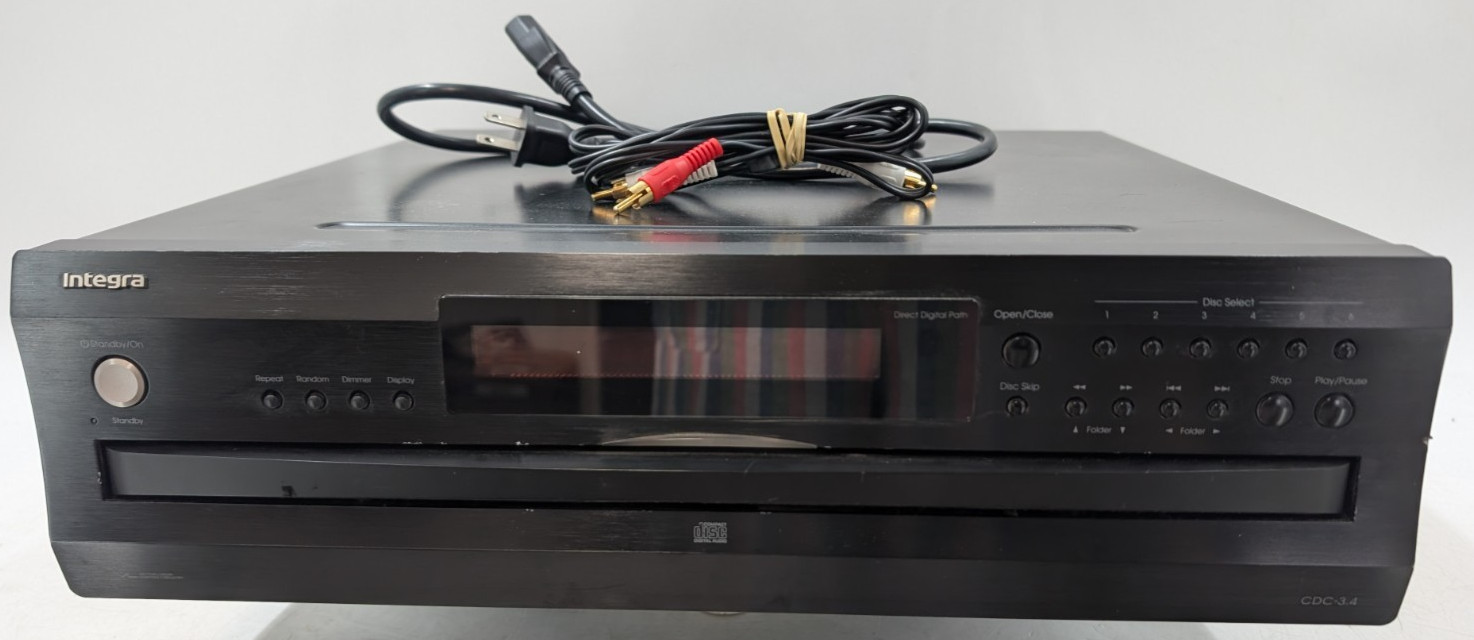 Integra CDC-3.4 HI-End 6-Disc CD Player *TESTED* EB-19995