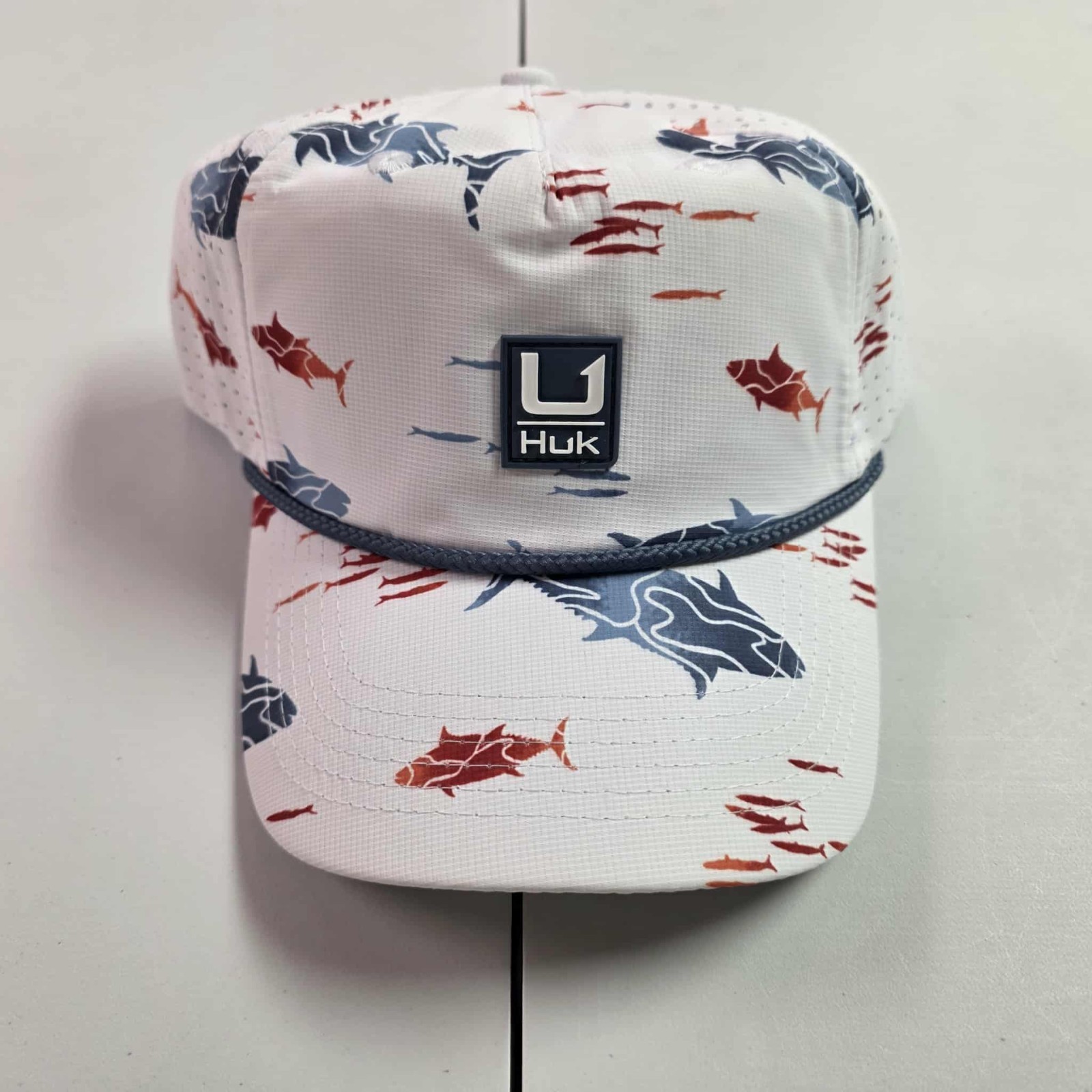 Huk Printed Performance Rope Hat Cap Adjustable NWT!!